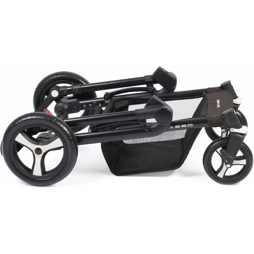 CHIC4BABY Kombi-Kinderwagen »Passo, grau«, 15 kg, ; Kinderwagen