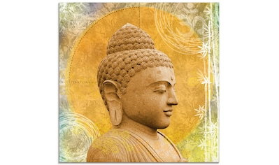 Glasbild »Buddha II«, Spa, (1 St.)
