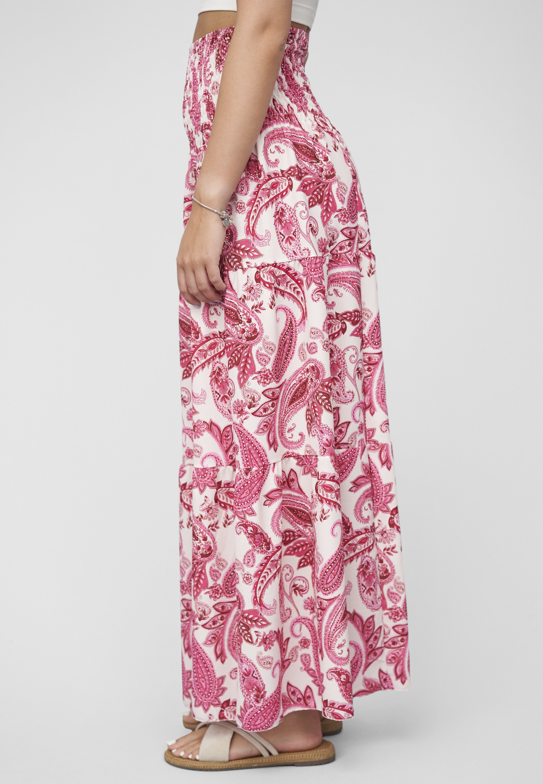 CLOUD 5IVE Sommerrock »CLOUD 5IVE Maxi Skirt with paisley print« 1 Stk.