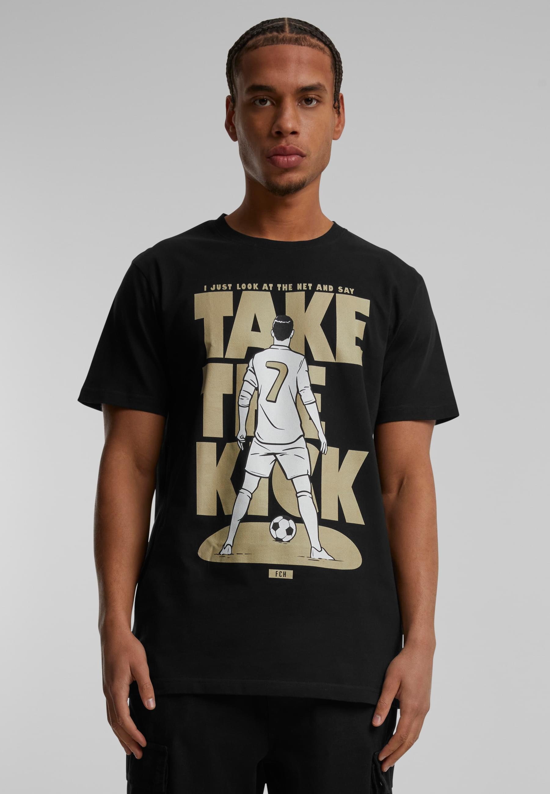 Merchcode T-Shirt »Merchcode Footballs Coming Home Take the Kick Tee«, (1 tlg.)