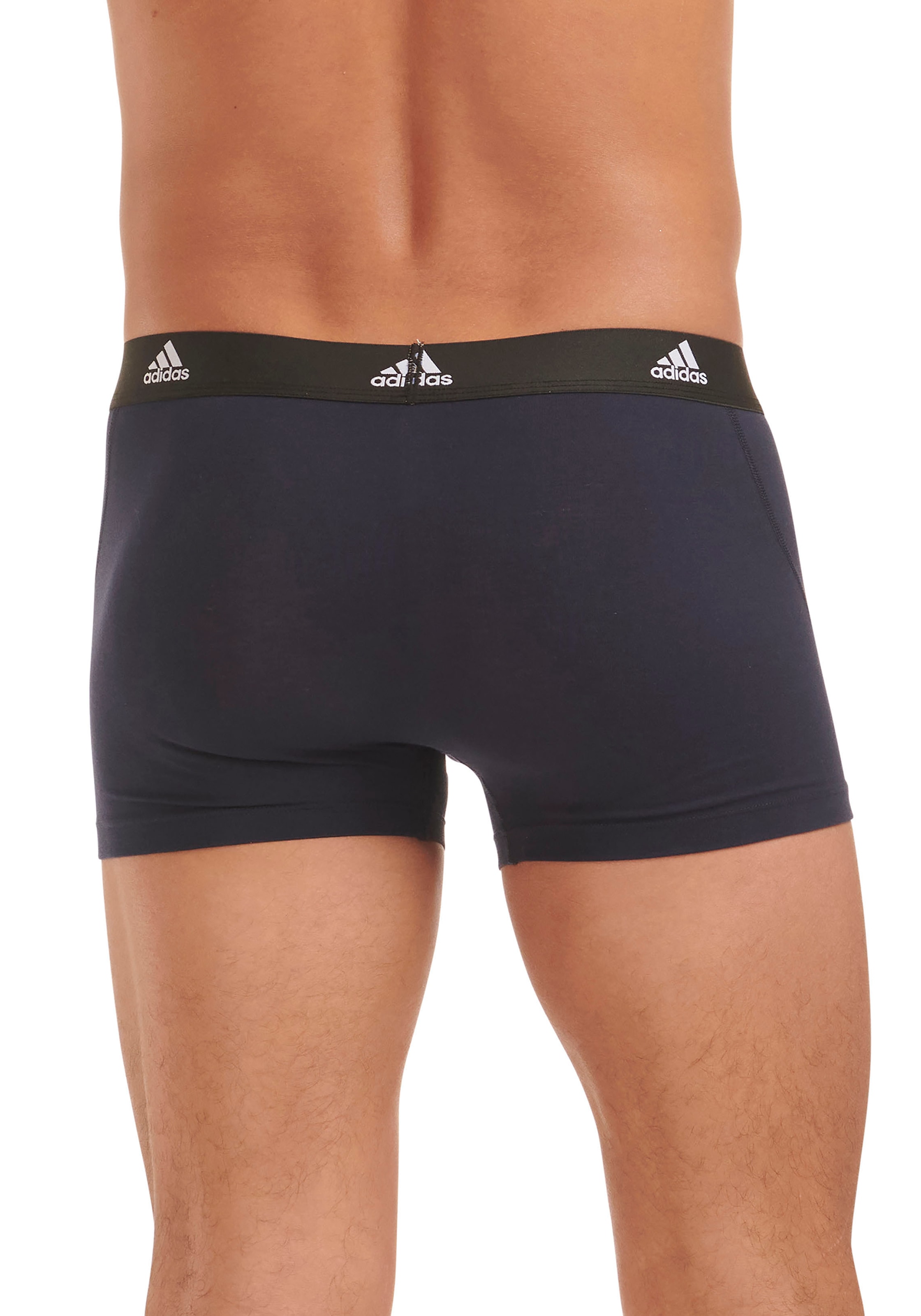 adidas Sportswear Boxer »"Active Flex Cotton"«, (3er-Pack), mit weicher Nahtverarbeitung und tonalem Logo