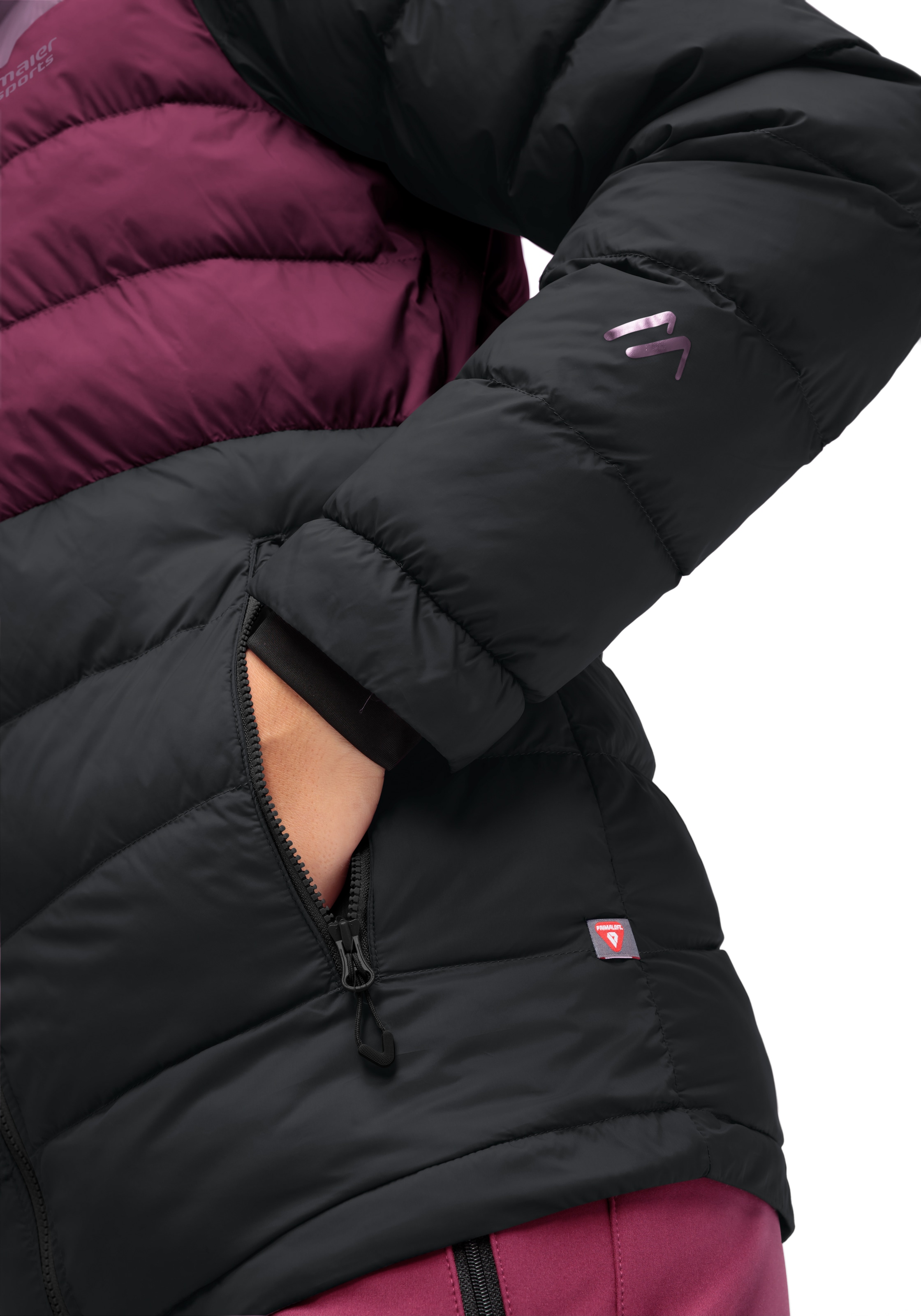 Maier Sports Funktionsjacke »Lomnica W«, Damen Outdoorjacke, Primaloft-Jacke mit RV-Taschen und Kapuze