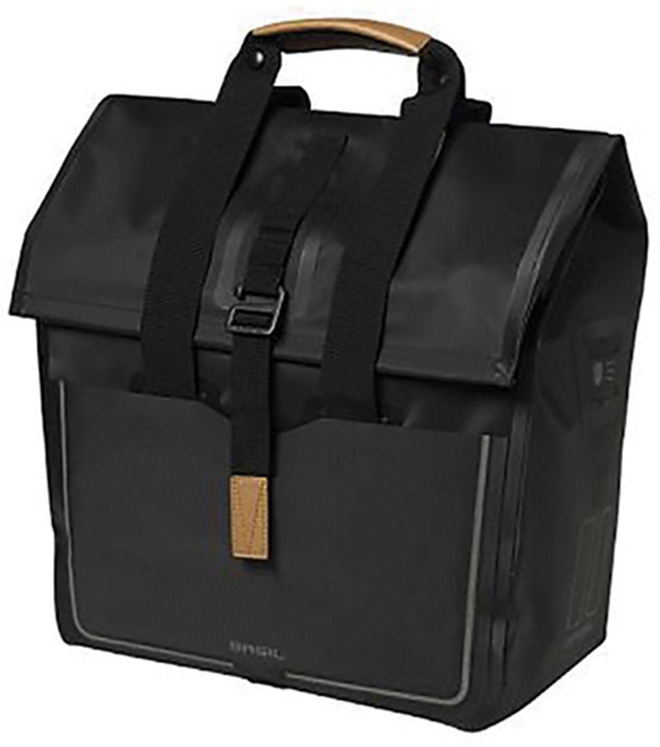 Basil Gepäckträgertasche »Urban Dry Shopper«, (Set, 2 tlg., mit Regenhülle)