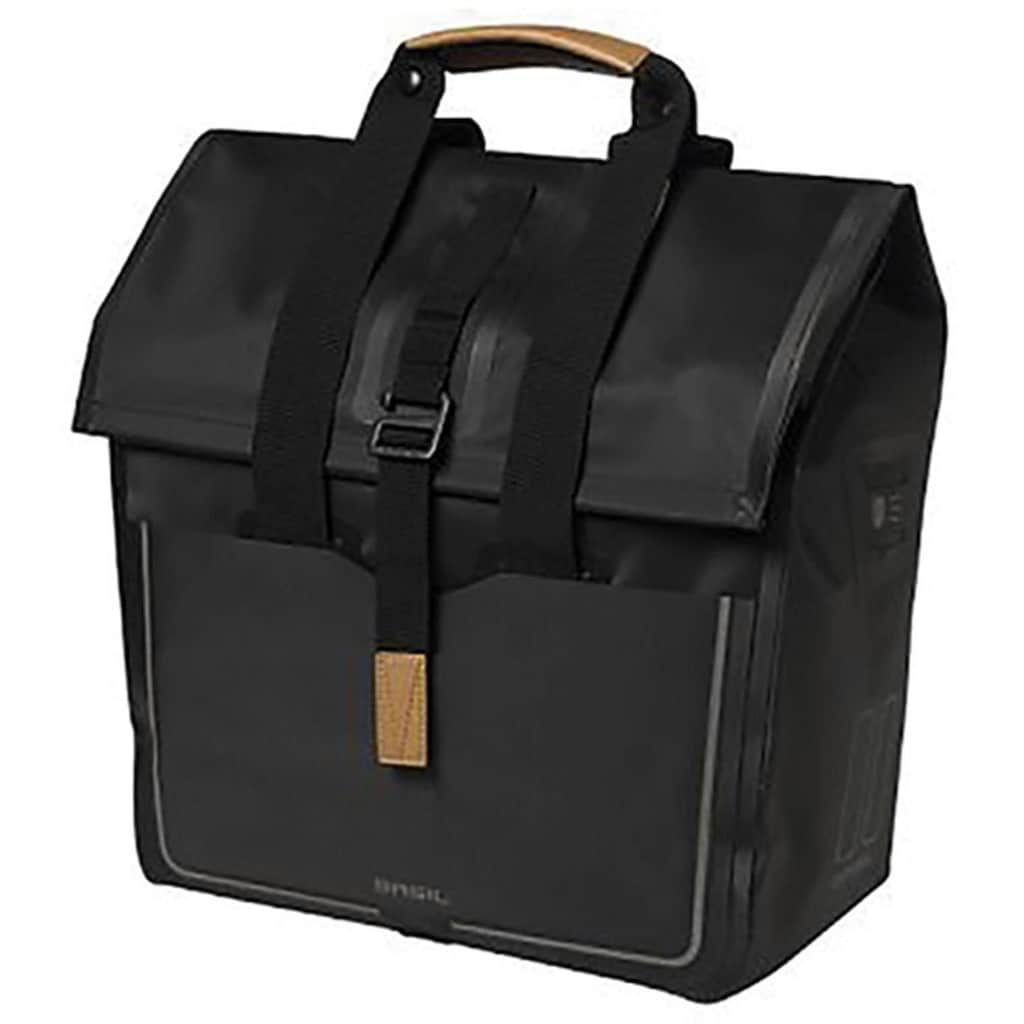 Basil Gepäckträgertasche »Urban Dry Shopper«, (Set, 2 tlg., mit Regenhülle)