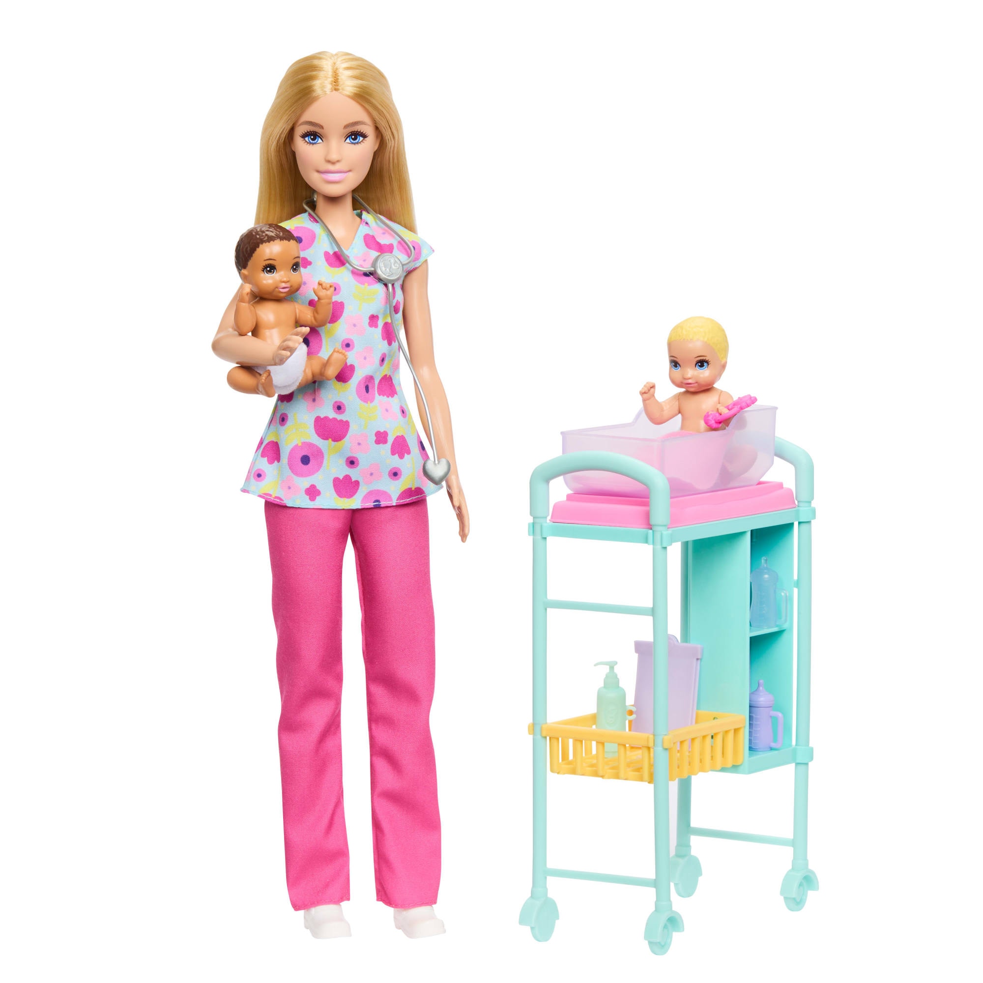 Barbie Anziehpuppe »Barbie Nurturing Spielset - Kinderärztin«