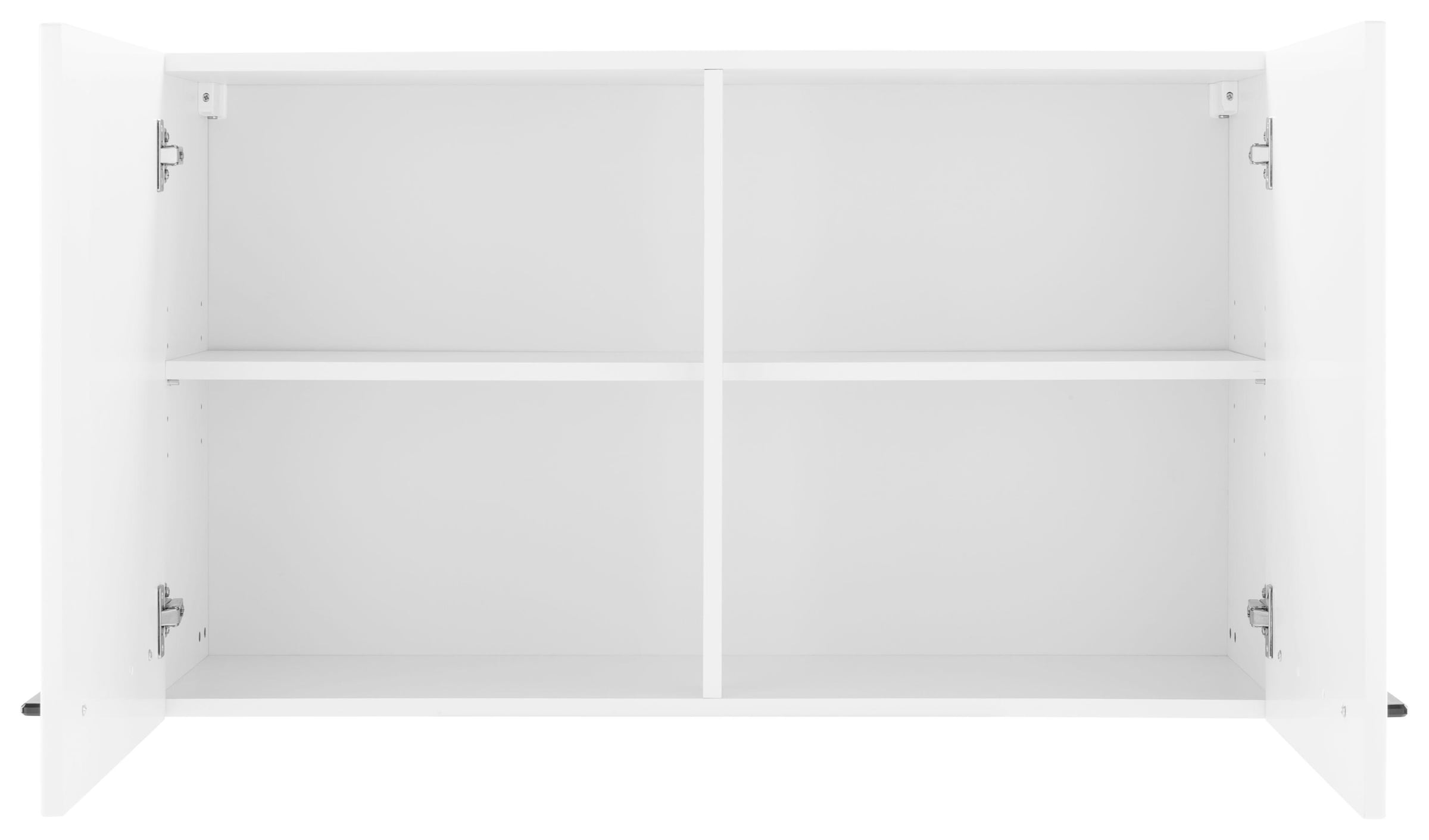 KOCHSTATION Hängeschrank »KS-Tulsa«, 100 cm breit, 57 cm hoch, 2 Türen, schwarzer Metallgriff, MDF Front