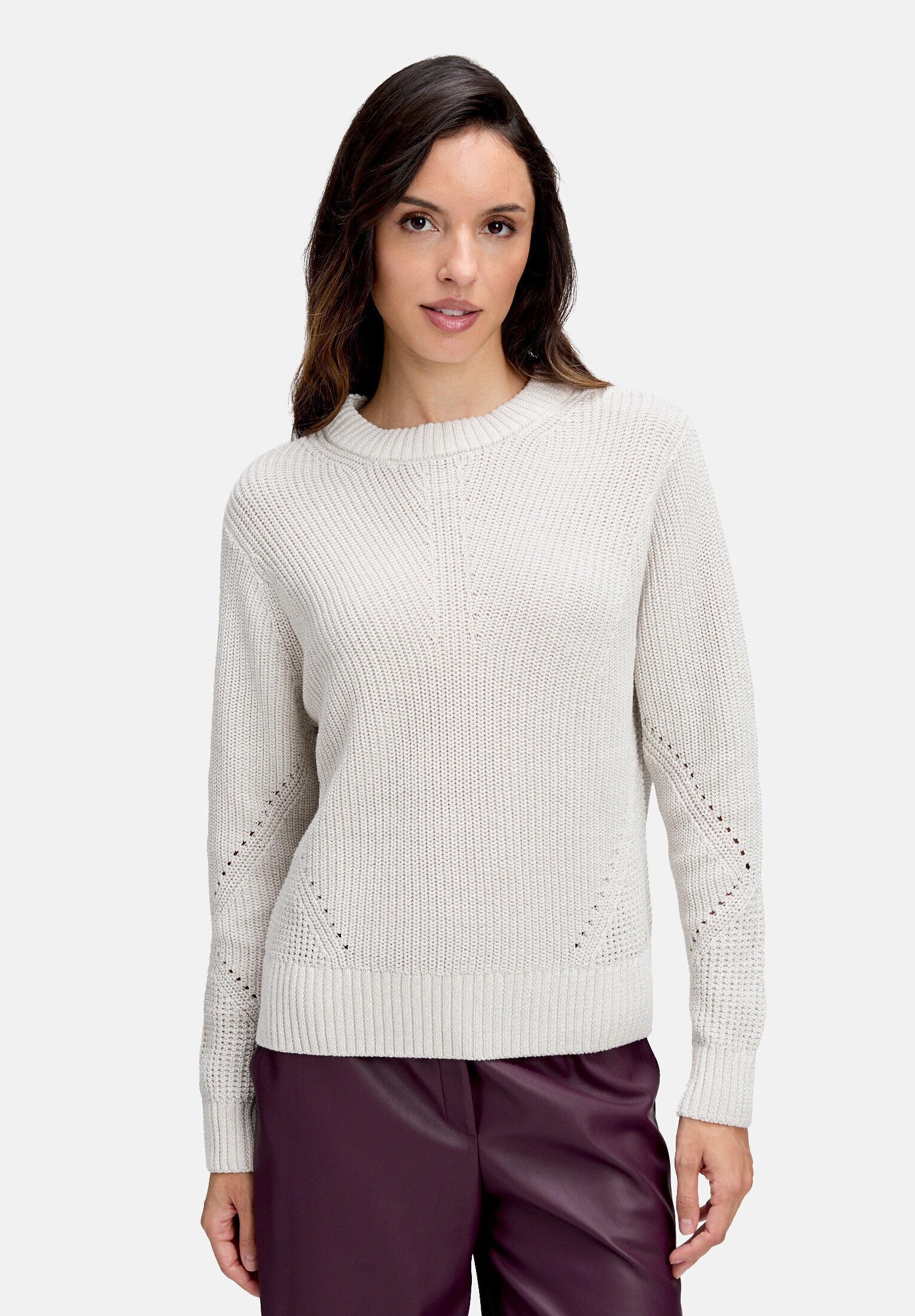 Betty&Co Strickpullover »Damen mit Lurexfaden« 1 Stk.
