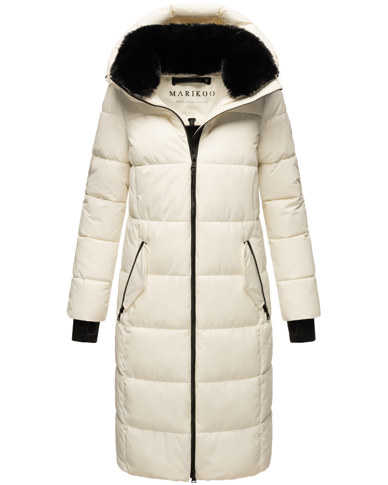 Marikoo Steppjacke »Zuraraa XVI«, langer Winter Mantel gesteppt