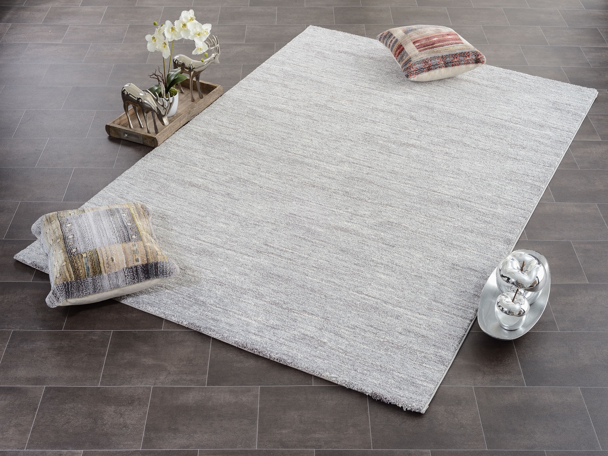 OCI DIE TEPPICHMARKE Teppich "Sofi Lori" rechteckig 12 mm Höhe Frisé Teppich, Kurzflor, Wohnzimmer