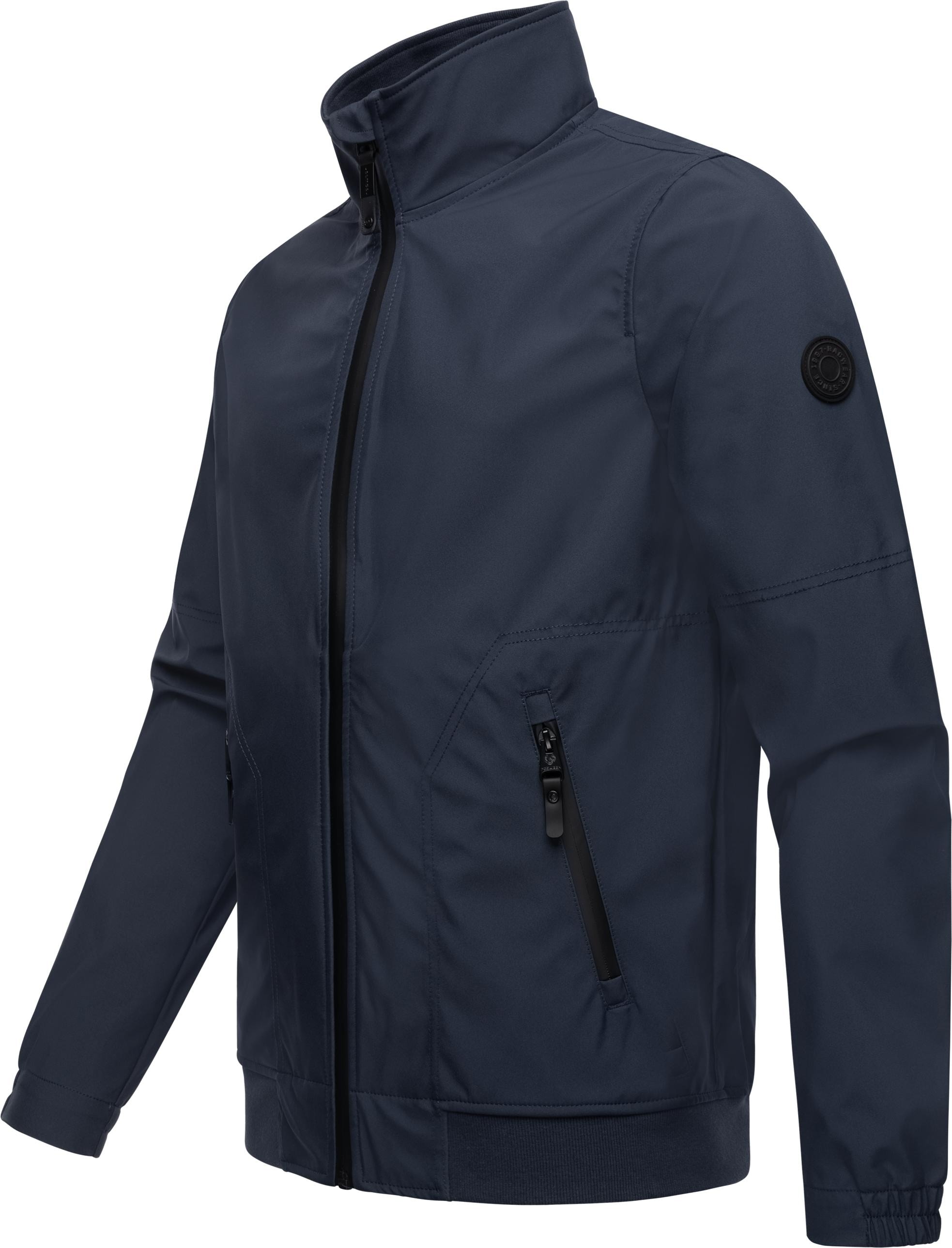 Ragwear Outdoorjacke »Collwie«, ohne Kapuze, wasserdichte Herren Übergangsjacke mit hohem Kragen