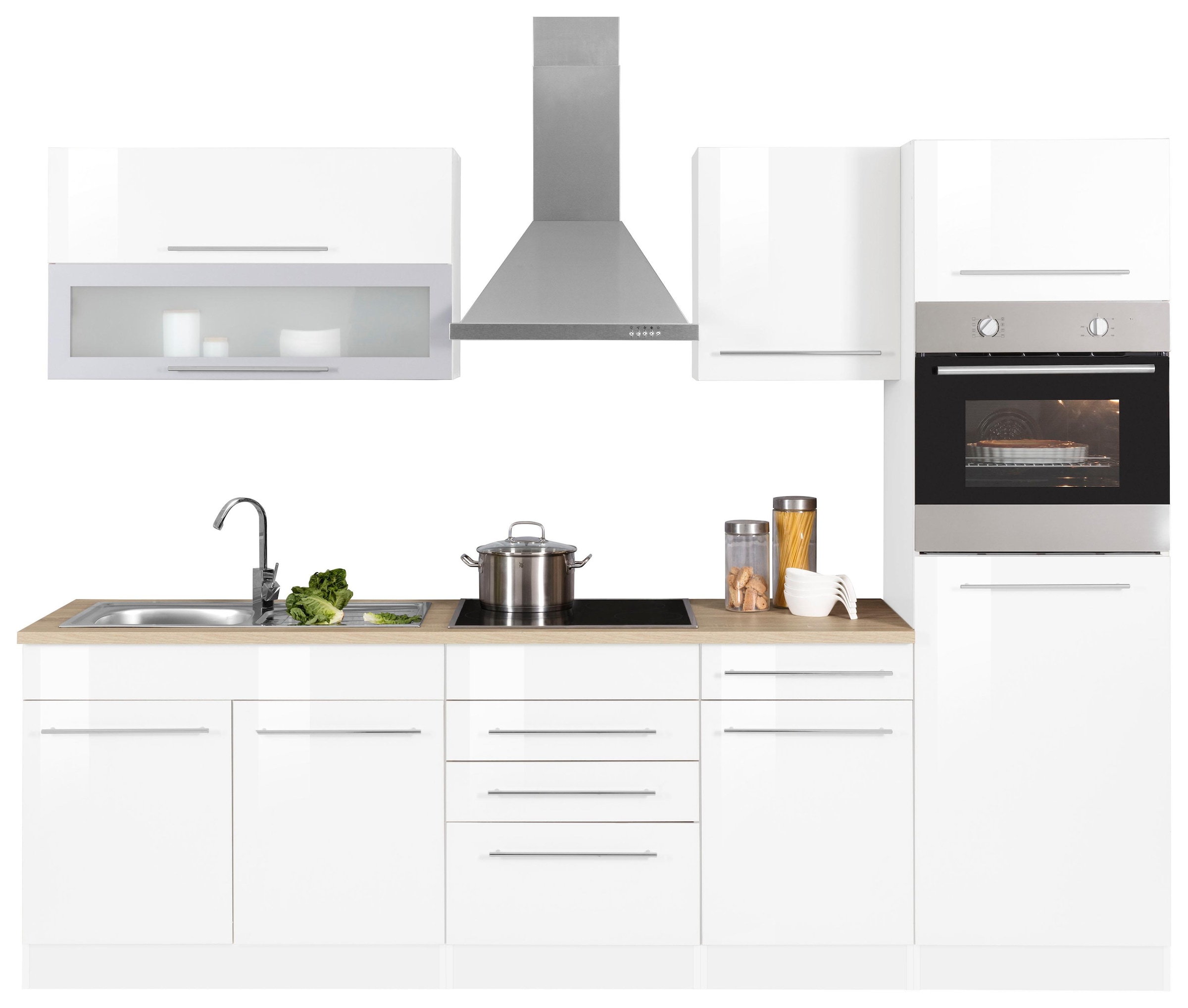 KOCHSTATION Küchenzeile "KS-Eton", mit E-Geräten, Breite 270 cm günstig online kaufen