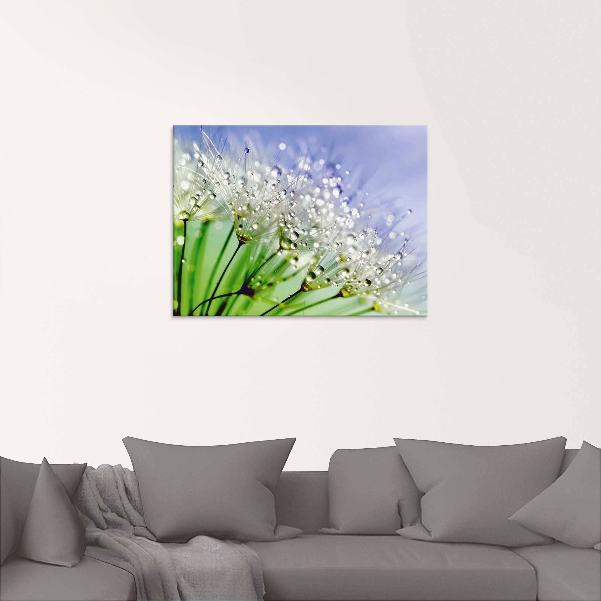 Artland Glasbild "Glitzernde Pusteblume" Blumen 1 Stk. tlg. in verschiedene günstig online kaufen