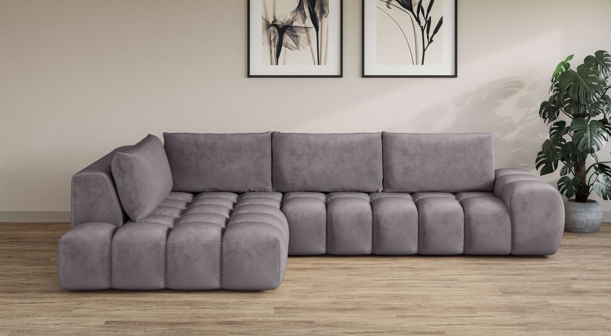 INOSIGN Ecksofa "AZITA klein, L-Form, elegant und bequem Designsofa", lose günstig online kaufen