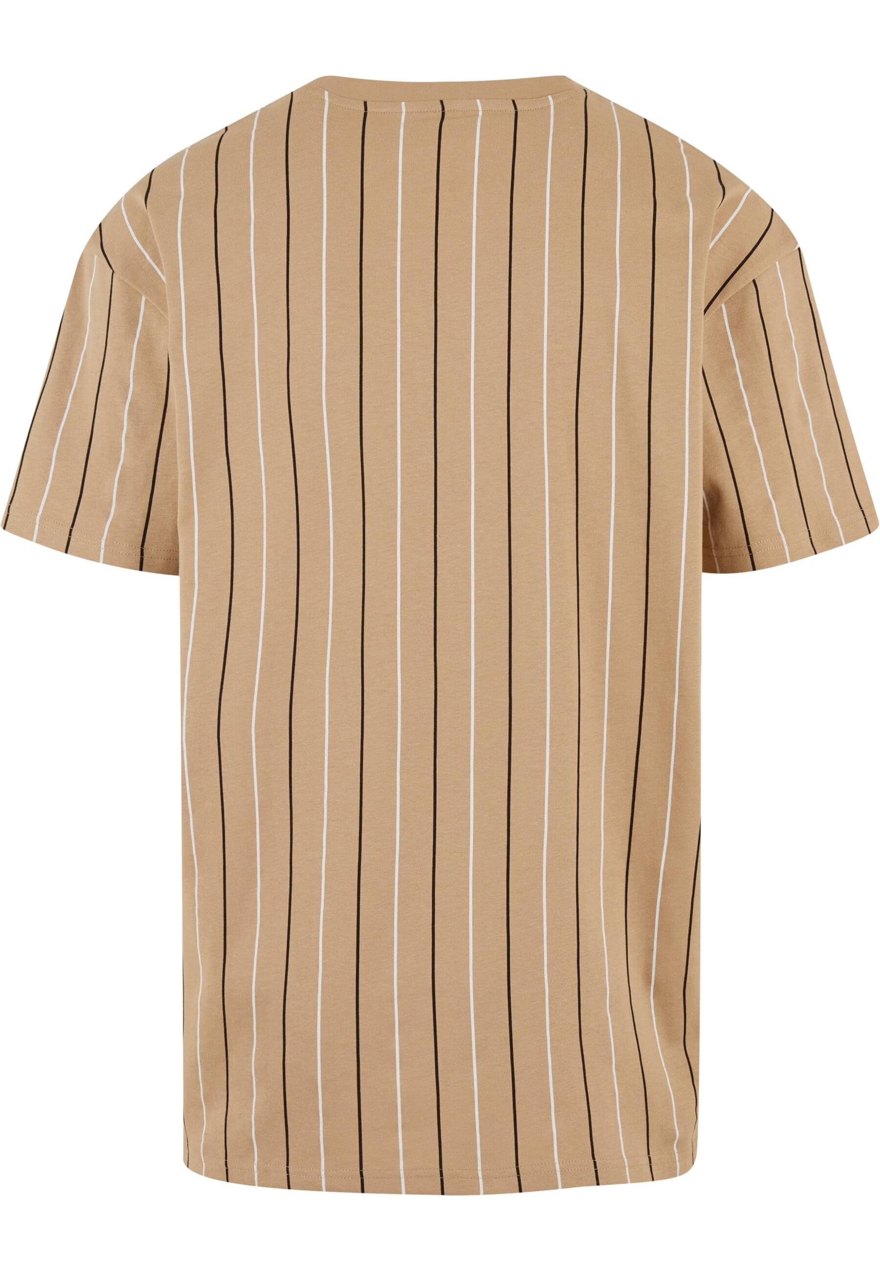 URBAN CLASSICS T-Shirt "Urban Classics Printed Pinstripe Tee", (1 tlg.) günstig online kaufen