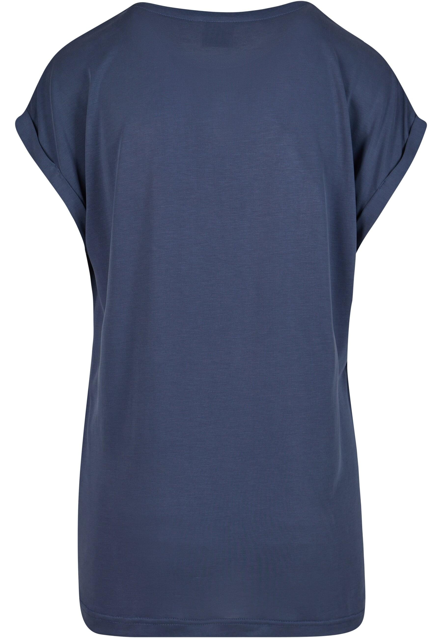 URBAN CLASSICS Kurzarmshirt »Urban Classics Damen Ladies Modal Extended Shoulder Tee«, (1 tlg.)
