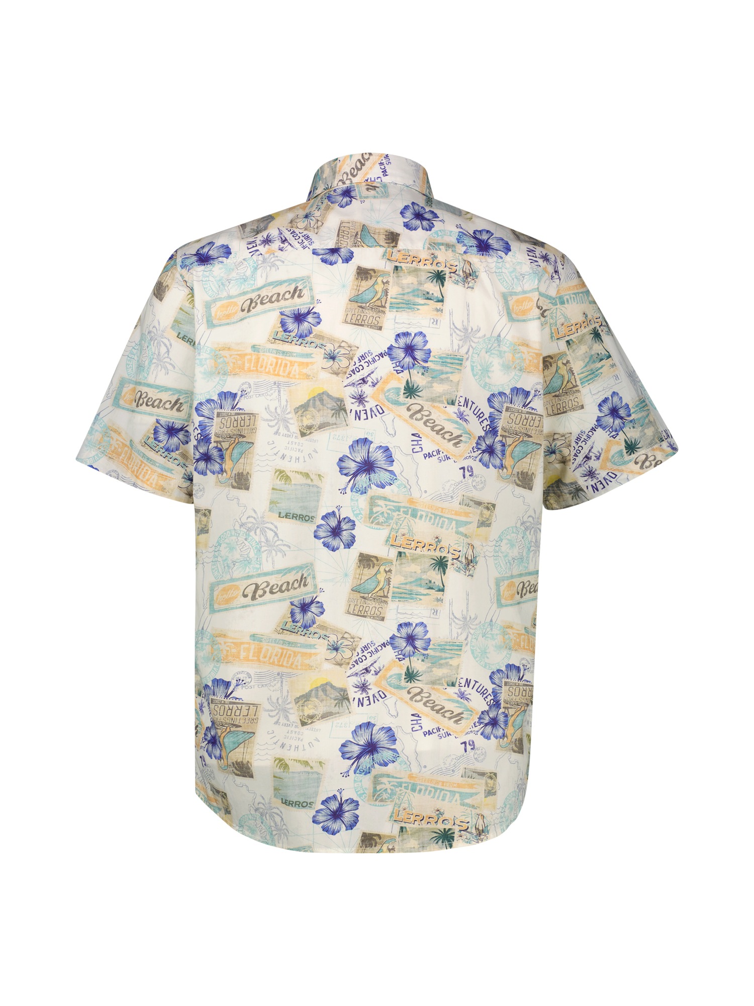 LERROS Kurzarmhemd »Sommerliches Kurzarmhemd mit All-over-Print im Hawaii-Look«