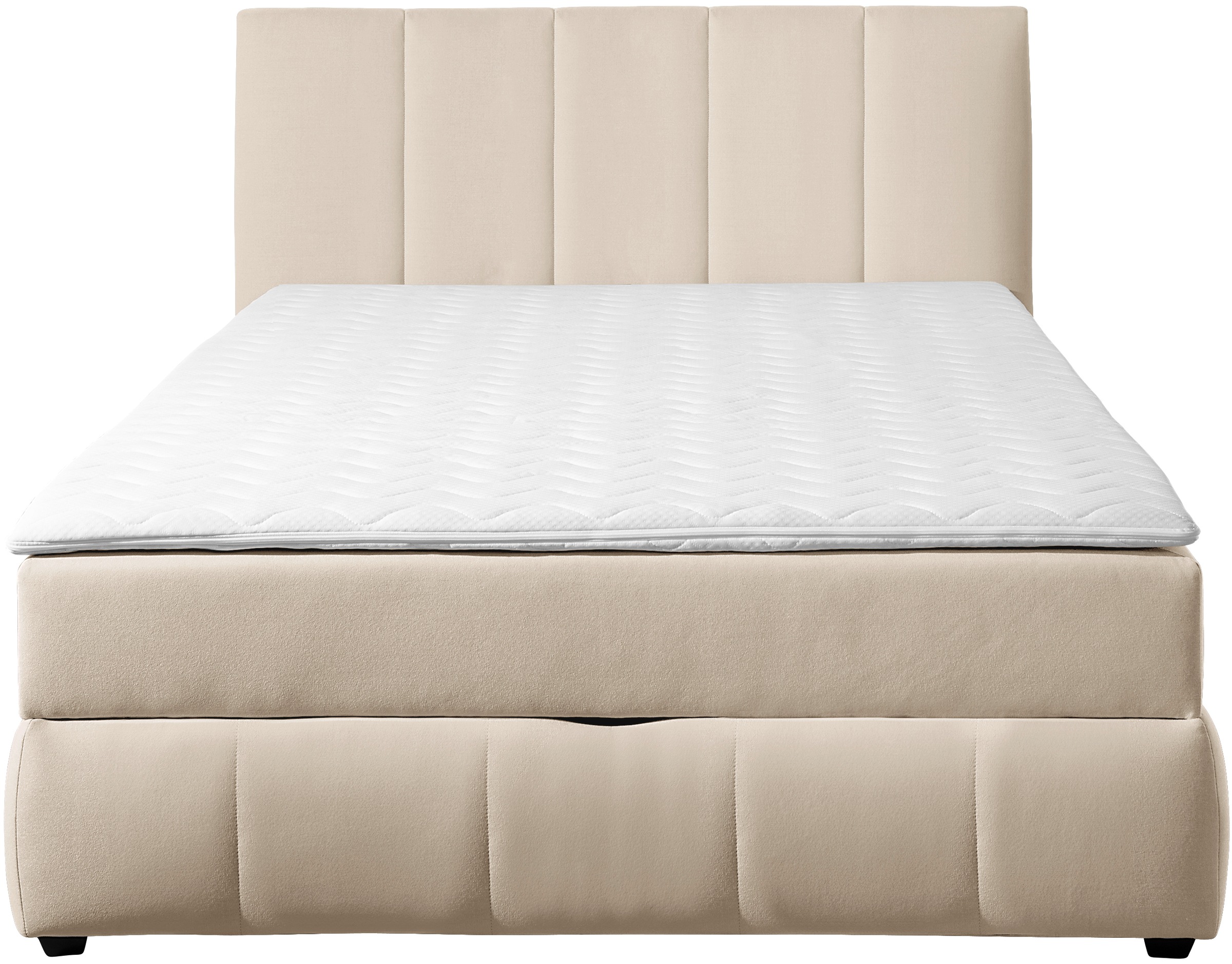 Thumbnail - INOSIGN Boxbett "Hartley inkl. Bettkasten und Topper, auch in Überlänge erhältlich" wahlweise mit Bonnell- oder TTFK-Mat...