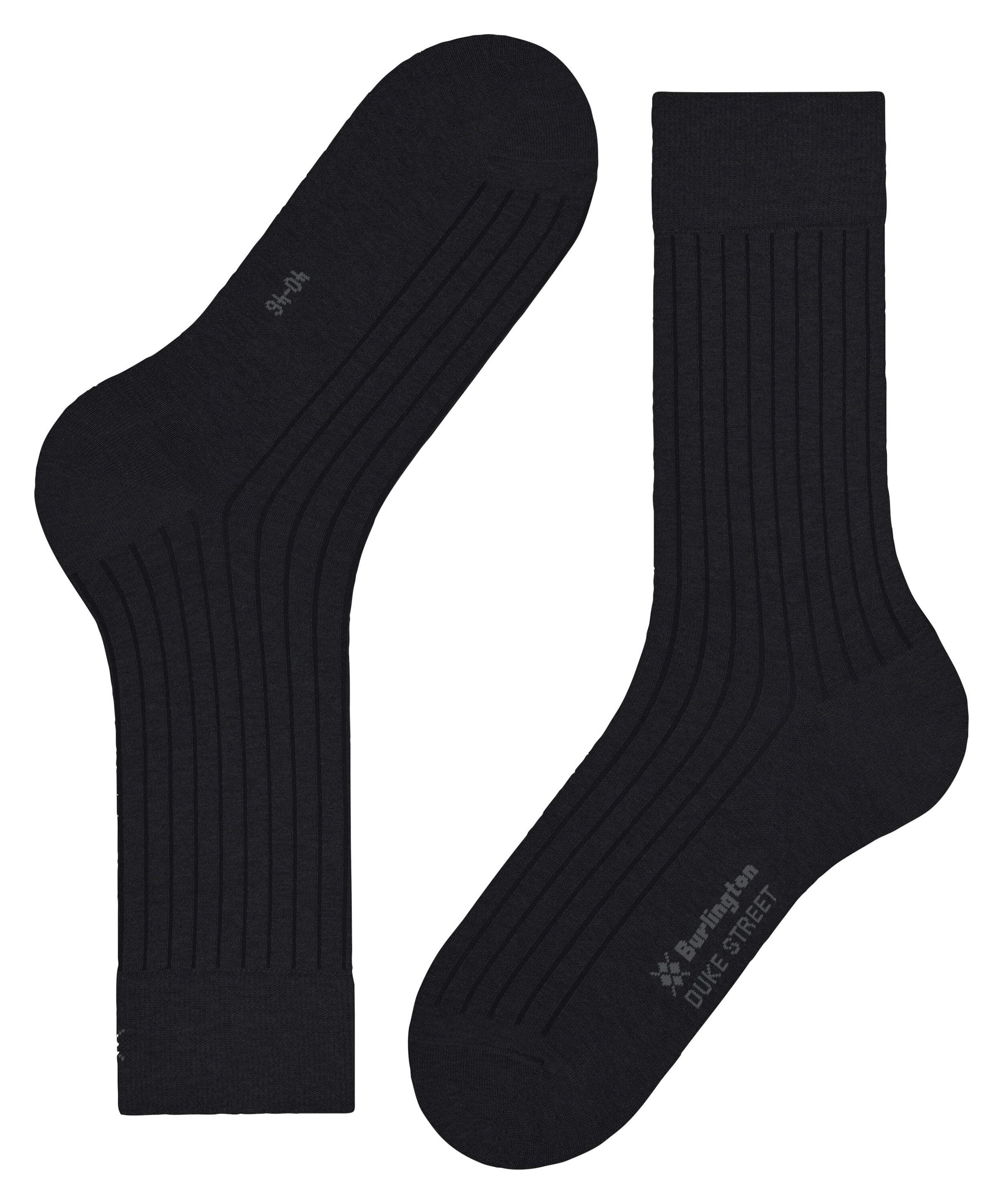 Burlington Socken »Duke Street« Einheitsgröße 40-46, Rippenstruktur, Cotton-Mix