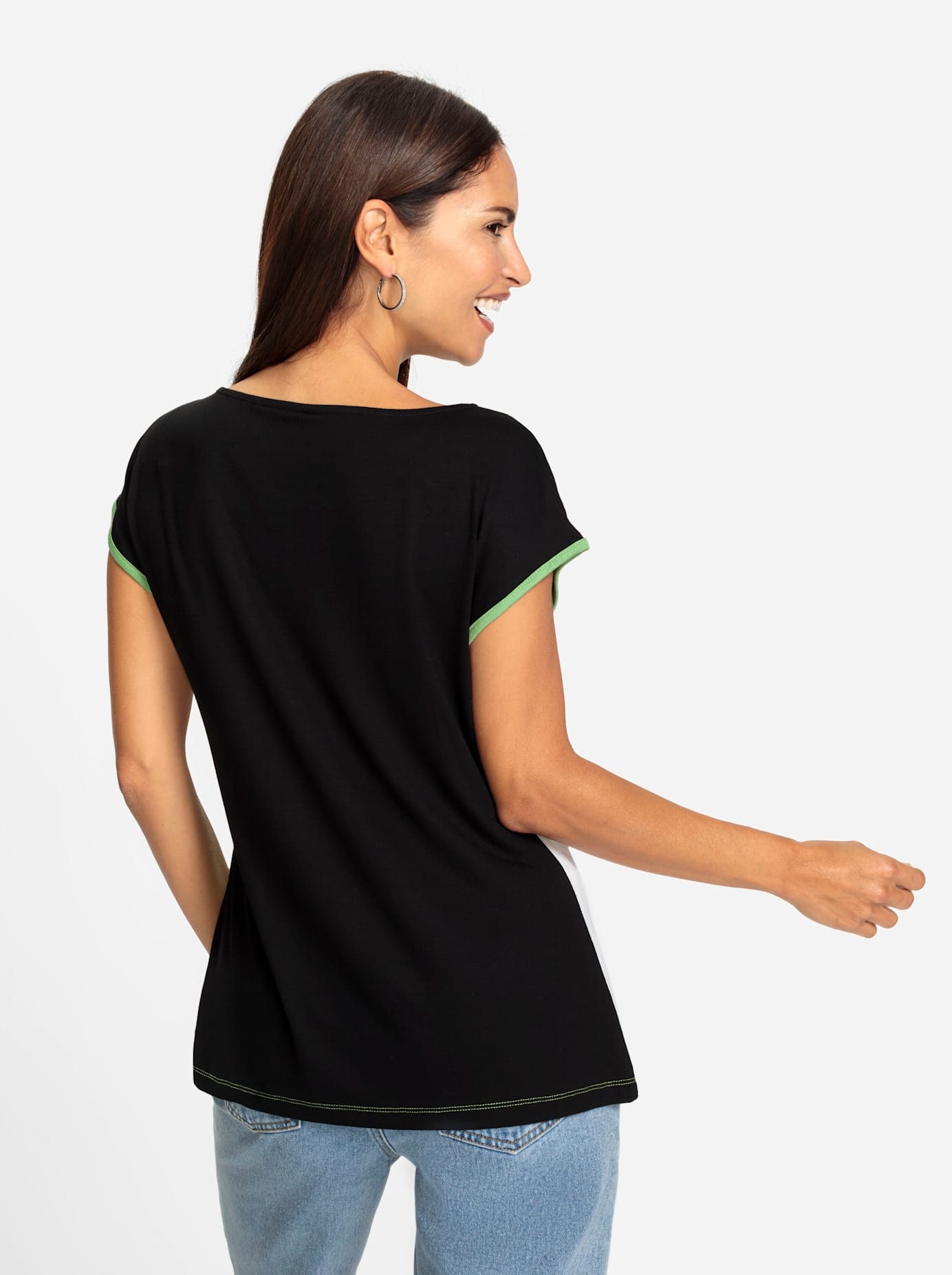 Inspirationen Kurzarmshirt »Patchshirt«, (1 tlg.)