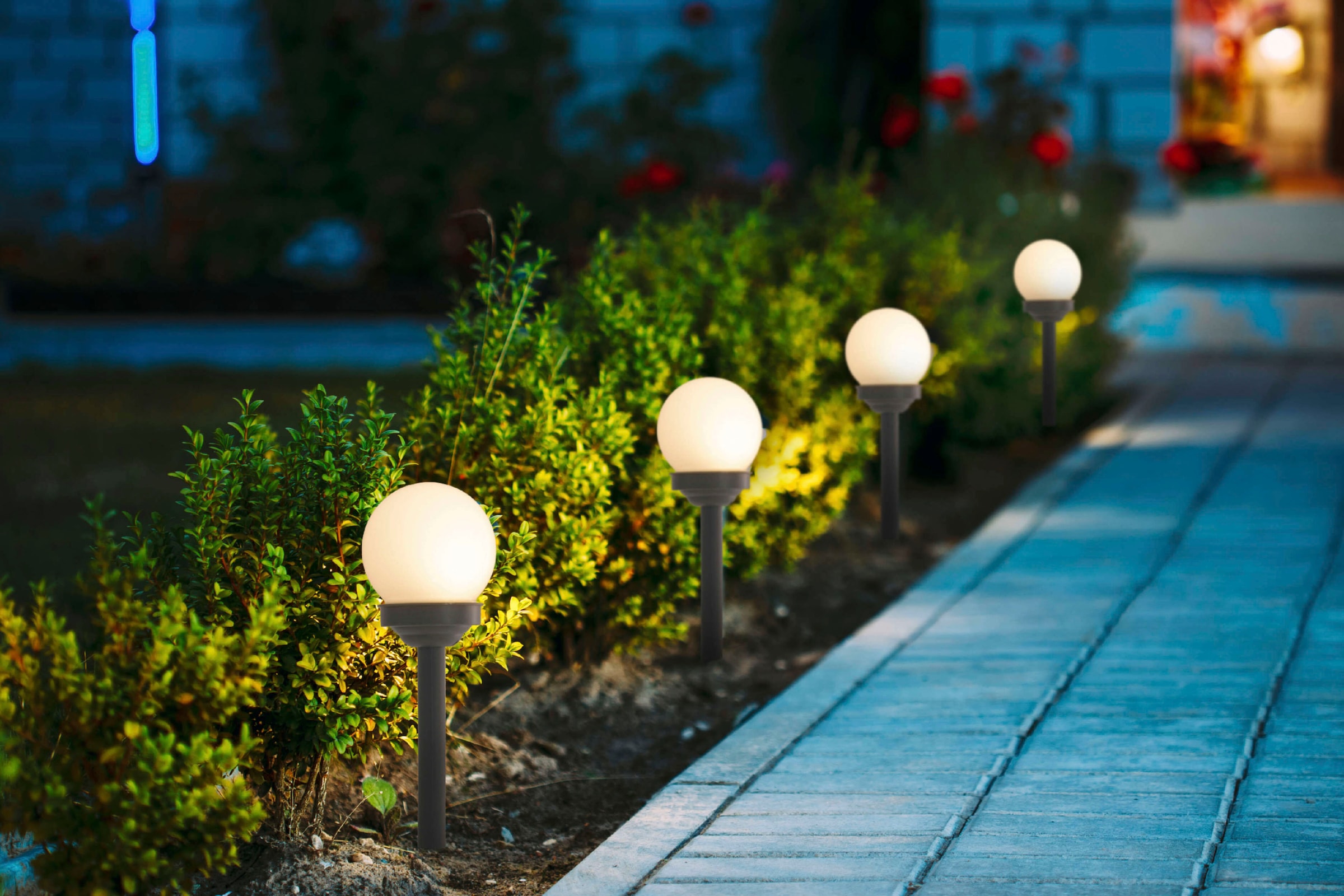 näve,LED Gartenleuchte 4er online Erdspieß | kaufen Set - BAUR mit