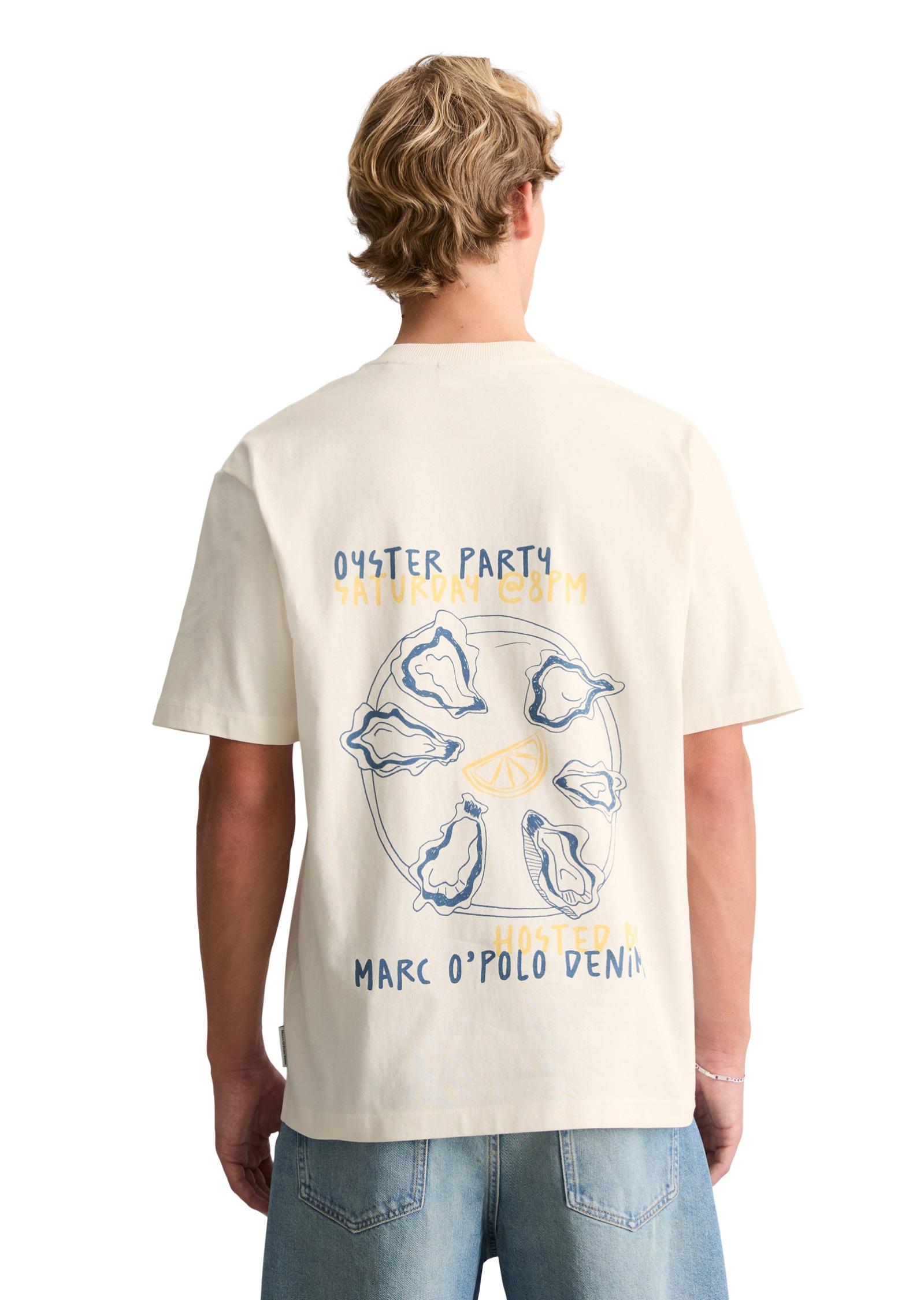 Marc O'Polo DENIM T-Shirt »mit Rückenprint«