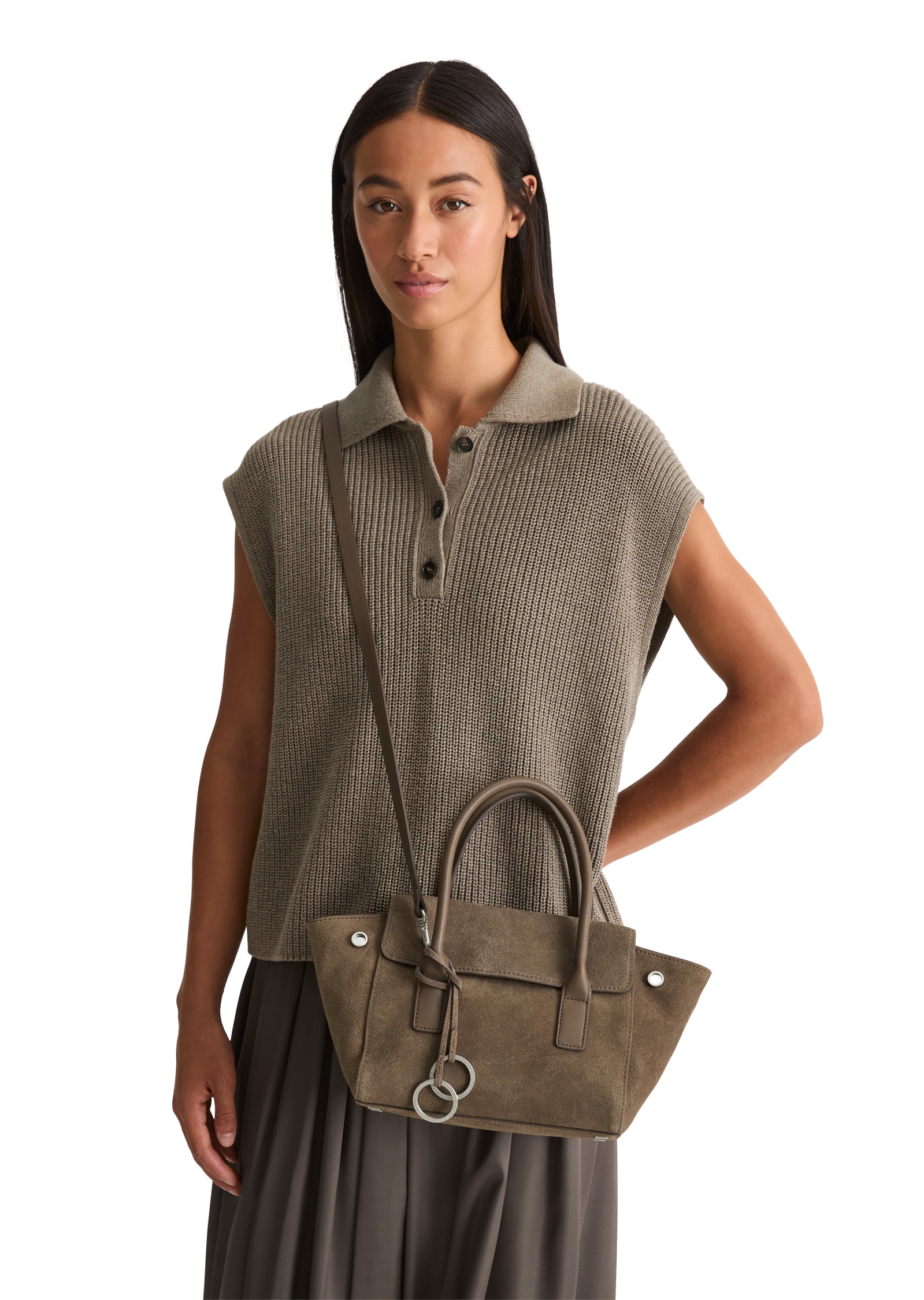 Marc O'Polo Shopper »aus weichem Veloursleder«