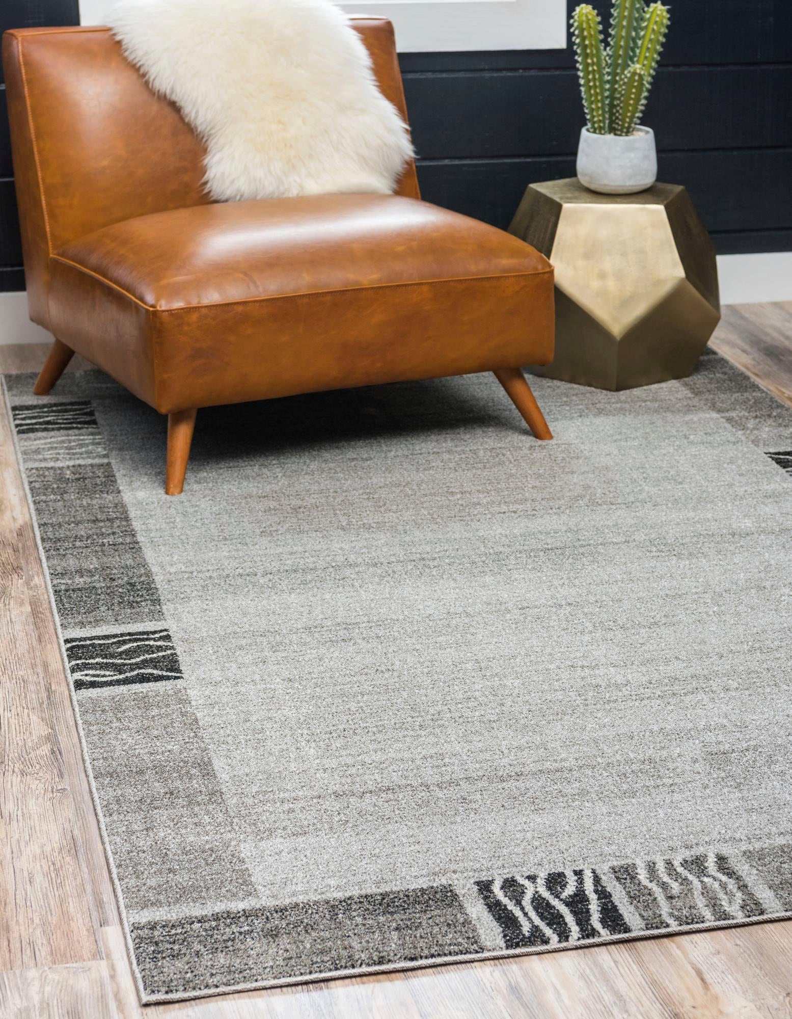 Myflair Möbel & Accessoires Teppich »Good Times Lagerräumung«, rechteckig, 13 mm Höhe, Kurzflor, gewebt, melierte Optik, mit Bordüre