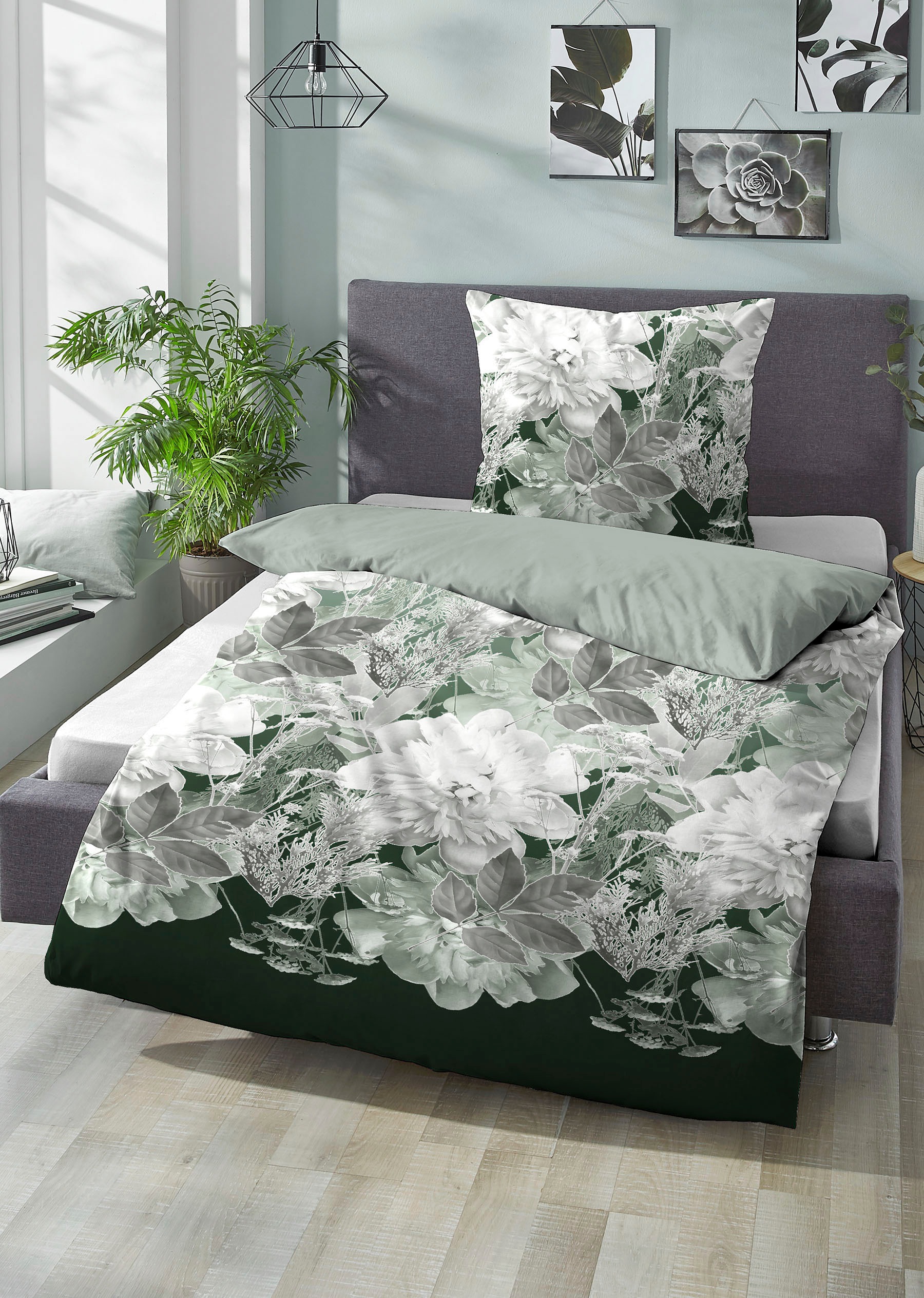 Castell - Markenbettwäsche Bettwäsche "Lio" 2 Stk. tlg. absolut flauschig, günstig online kaufen