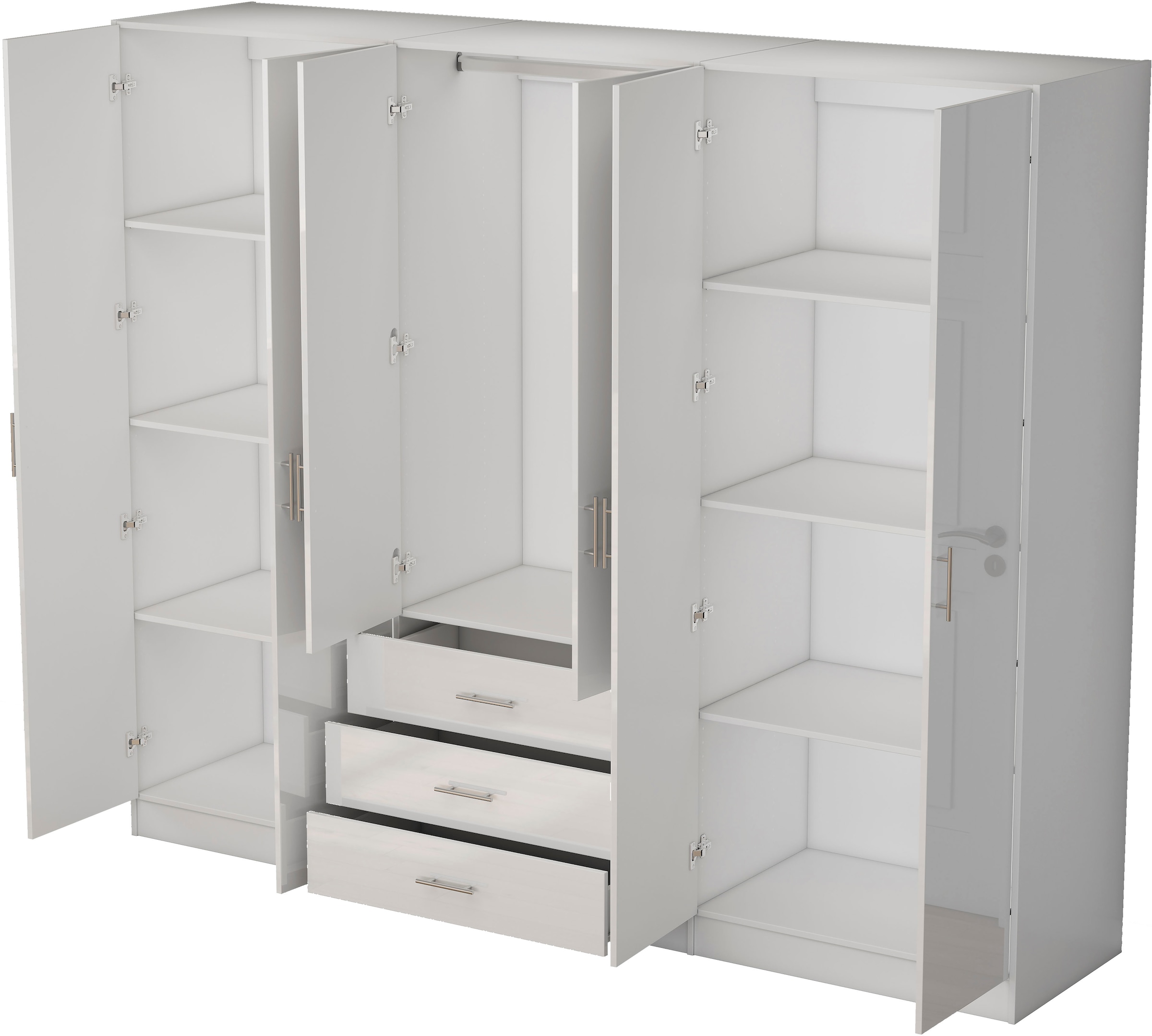OTTO home Kleiderschrank »Trento Schlafzimmerschrank Garderobe hochglanz Bestseller«