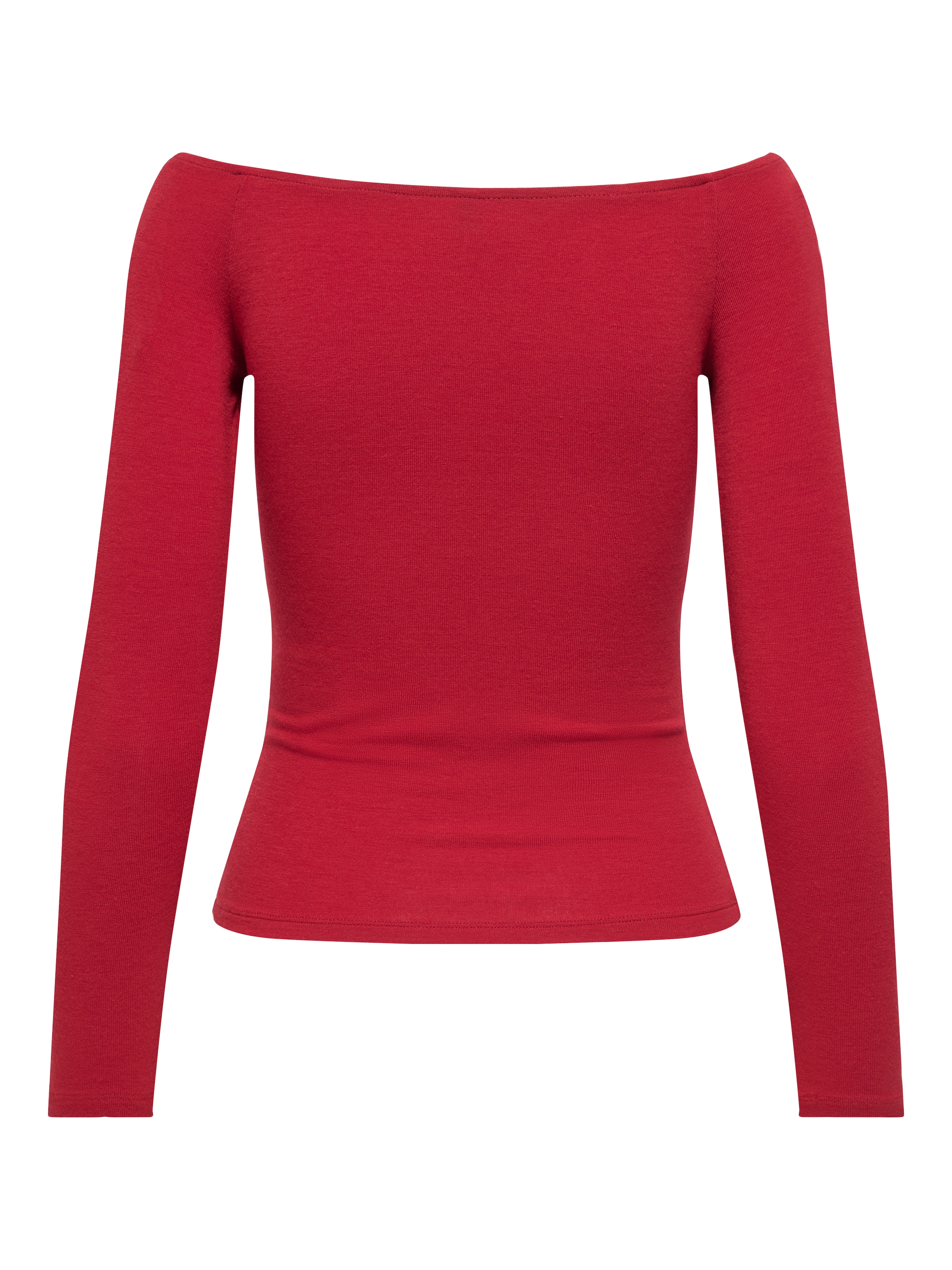 ONLY Langarmshirt »ONLGLAMOUR L/S BOAT NECK TOP BOX CC JRS«