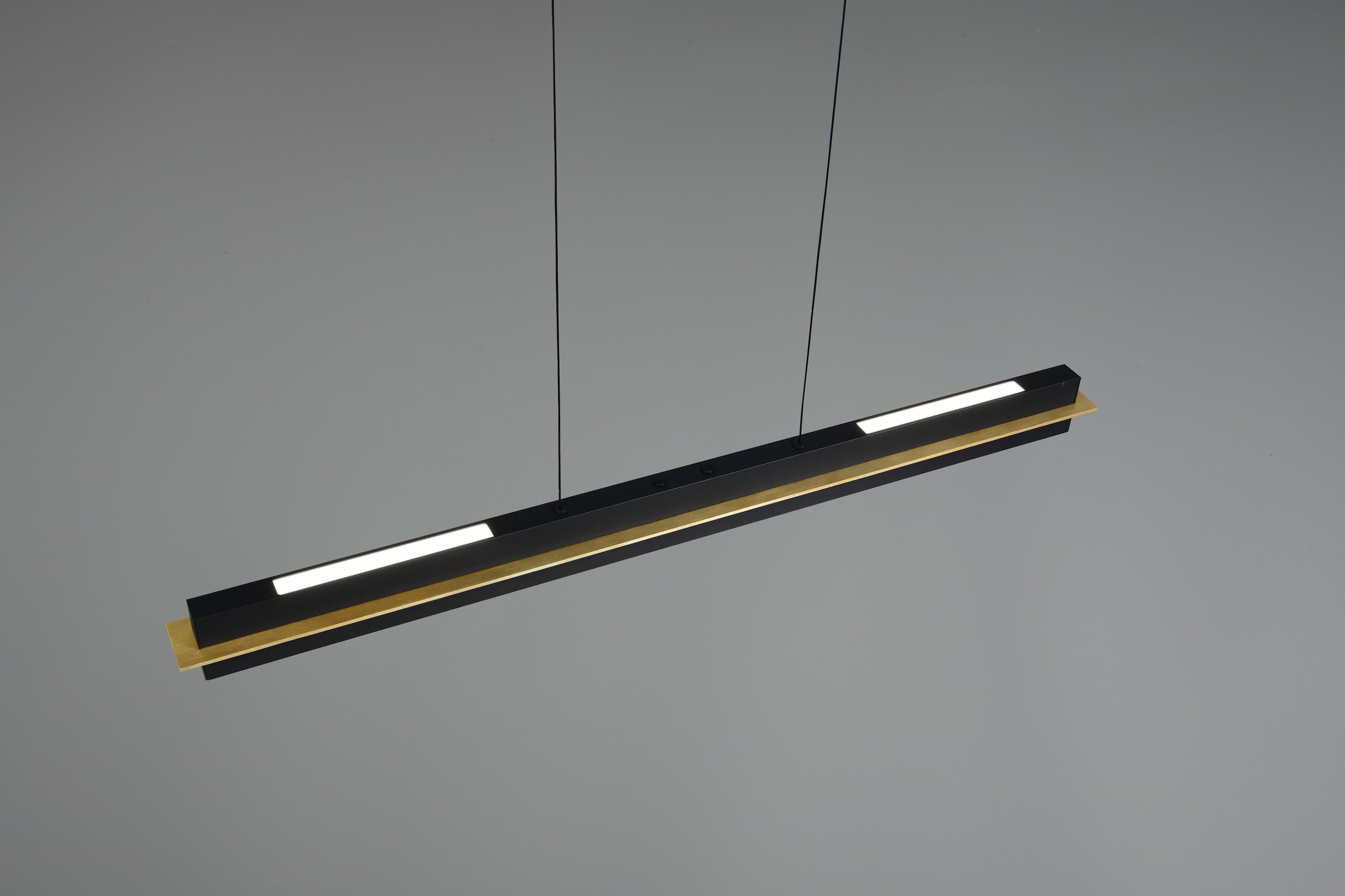 TRIO Leuchten LED Pendelleuchte »EMERSON, LED Hängeleuchte höhenverstellbar, 4-Stufen Touch Dimmer«, 1 flammig, Leuchtmittel LED-Board | LED fest integriert, Lichtfarbe einstellbar 2700-5000K warm- bis kaltweiß, Höhe max 150 cm