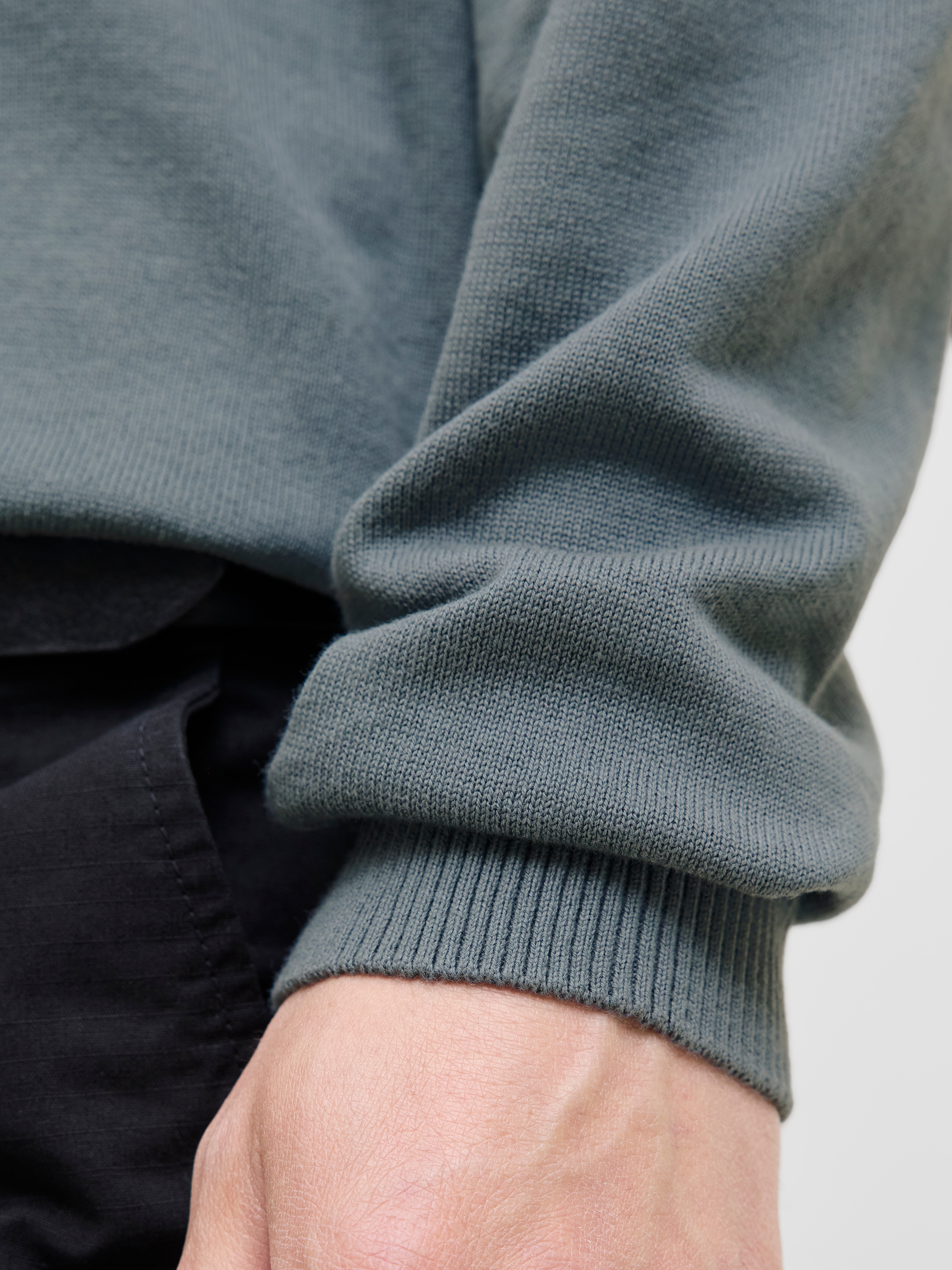 Jack & Jones Rundhalspullover »JJEBASIC KNIT CREW NECK NOOS«