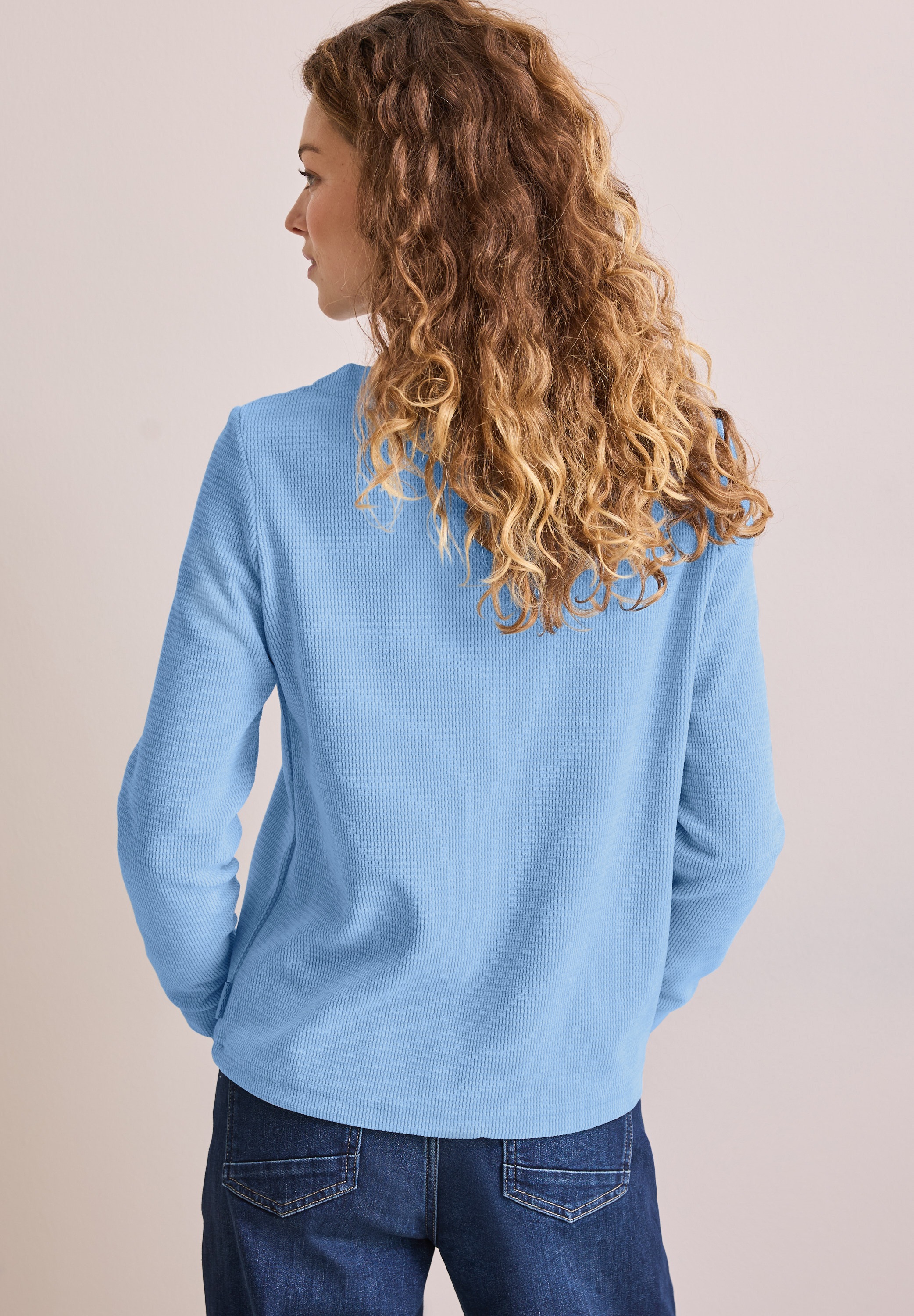 Cecil Langarmshirt, mit Stehkragen
