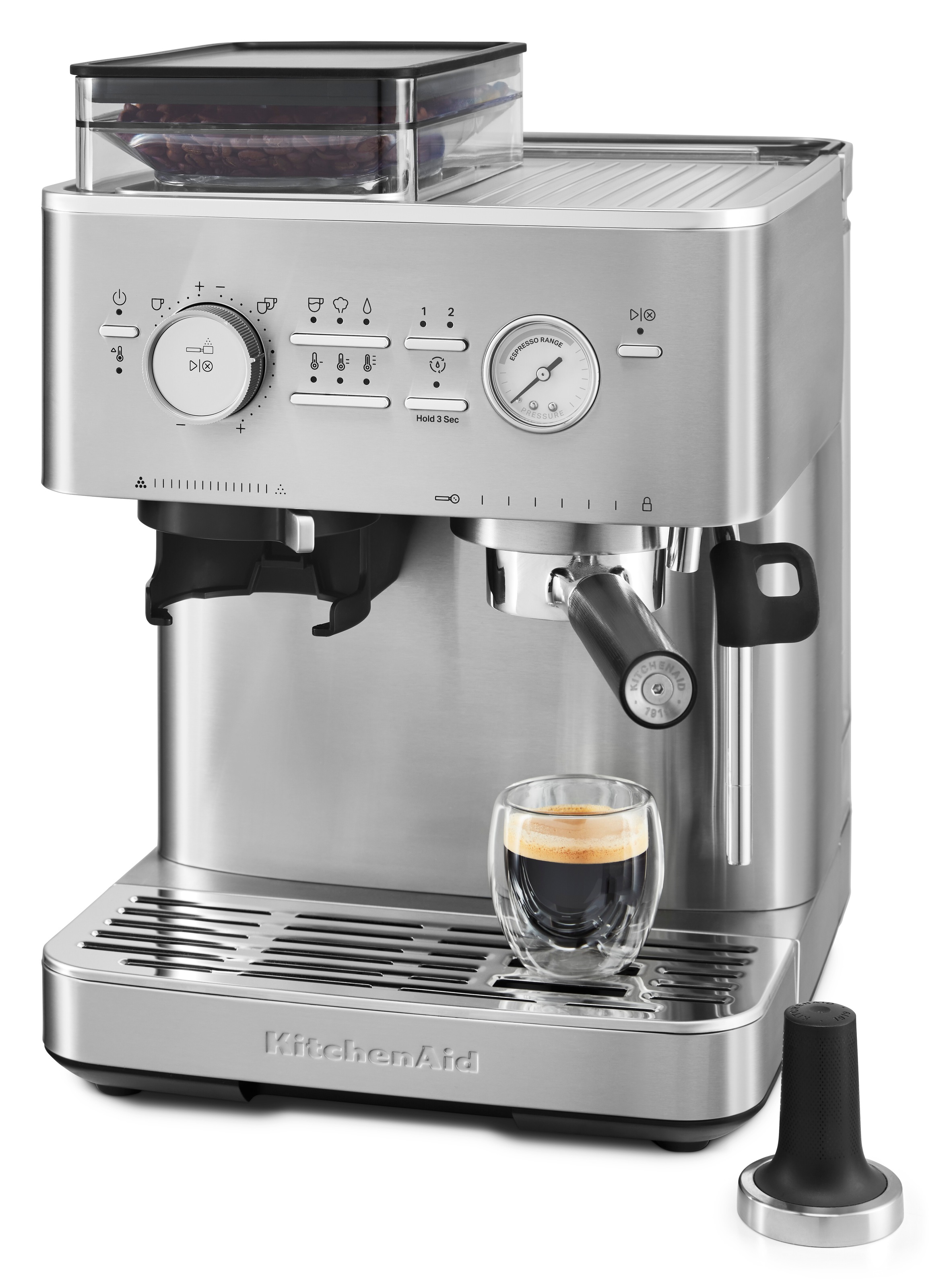 Thumbnail - KitchenAid Espressomaschine "5KES6551EBK" Siebträger mit Mühle