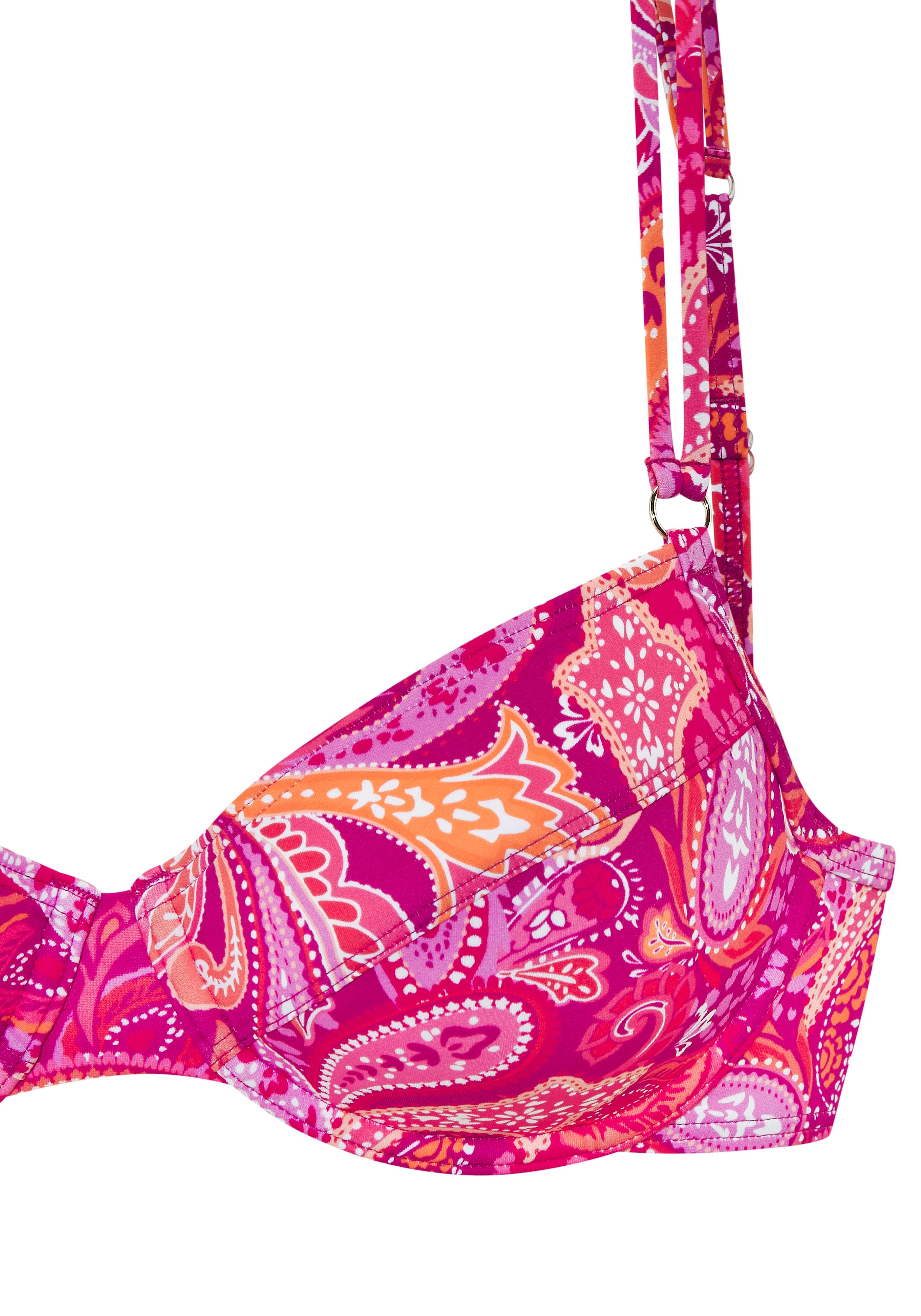 Vivance Bandeau-Bikini-Top »Pretty«, mit modischem Paisleymuster
