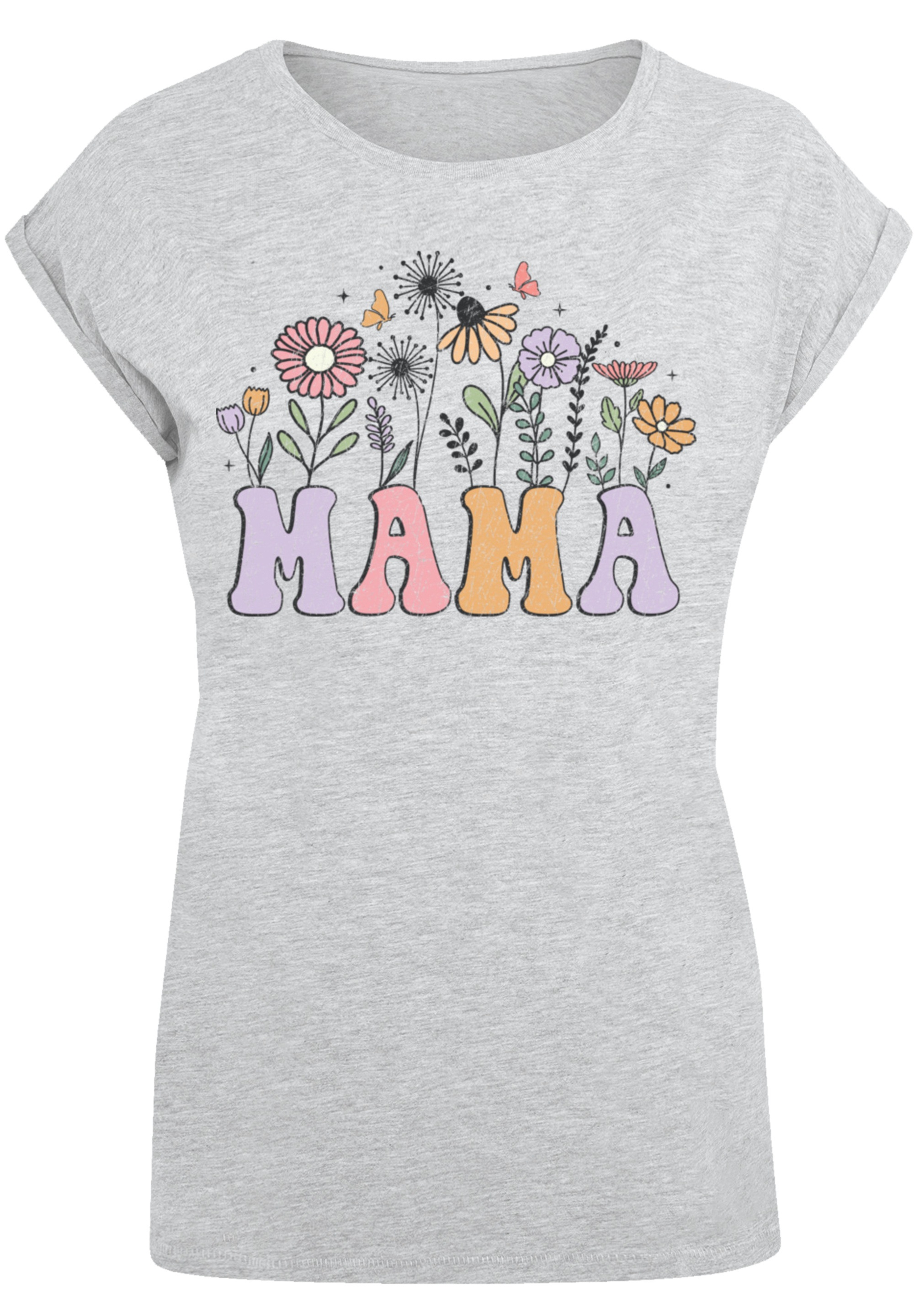 F4NT4STIC T-Shirt »Muttertags Blumen Mama«, Premium Qualität