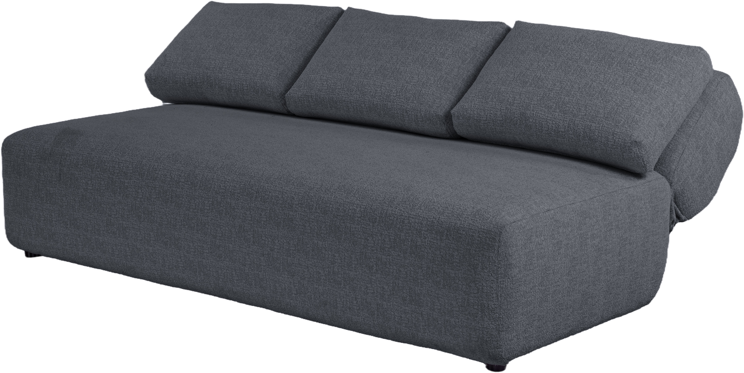 LeGer Home by Lena Gercke Schlafsofa »YLLIA 3-Sitzer (196 cm) mit verstellbarer Rückenlehne« Feiner Strukturbezug, Relax- und Bett-Funktion