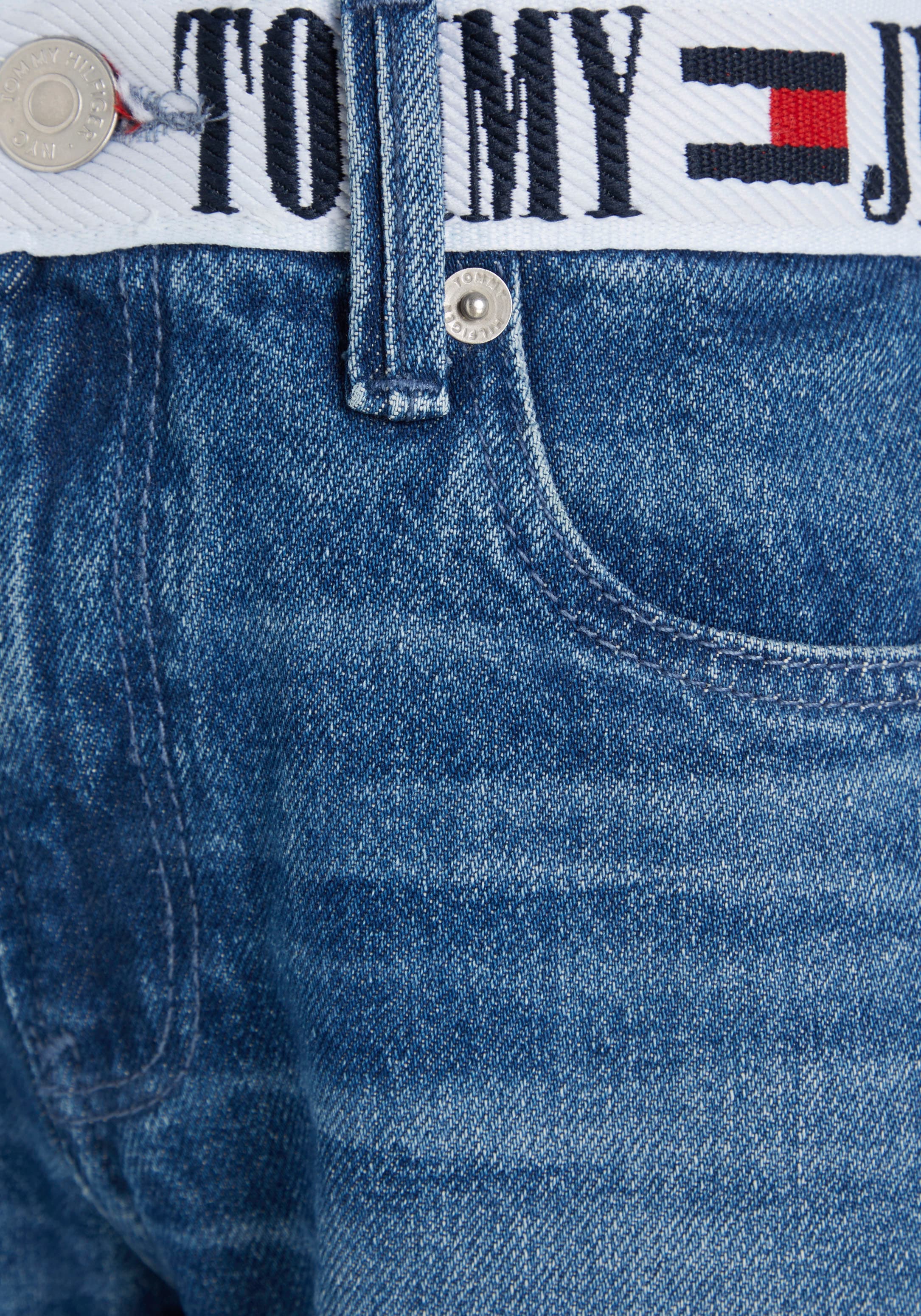 coolem Hilfiger | STRAIGHT online TAPE«, Tommy mit kaufen MONOTYPE Straight-Jeans »MODERN Tommy Jeans BAUR Bund
