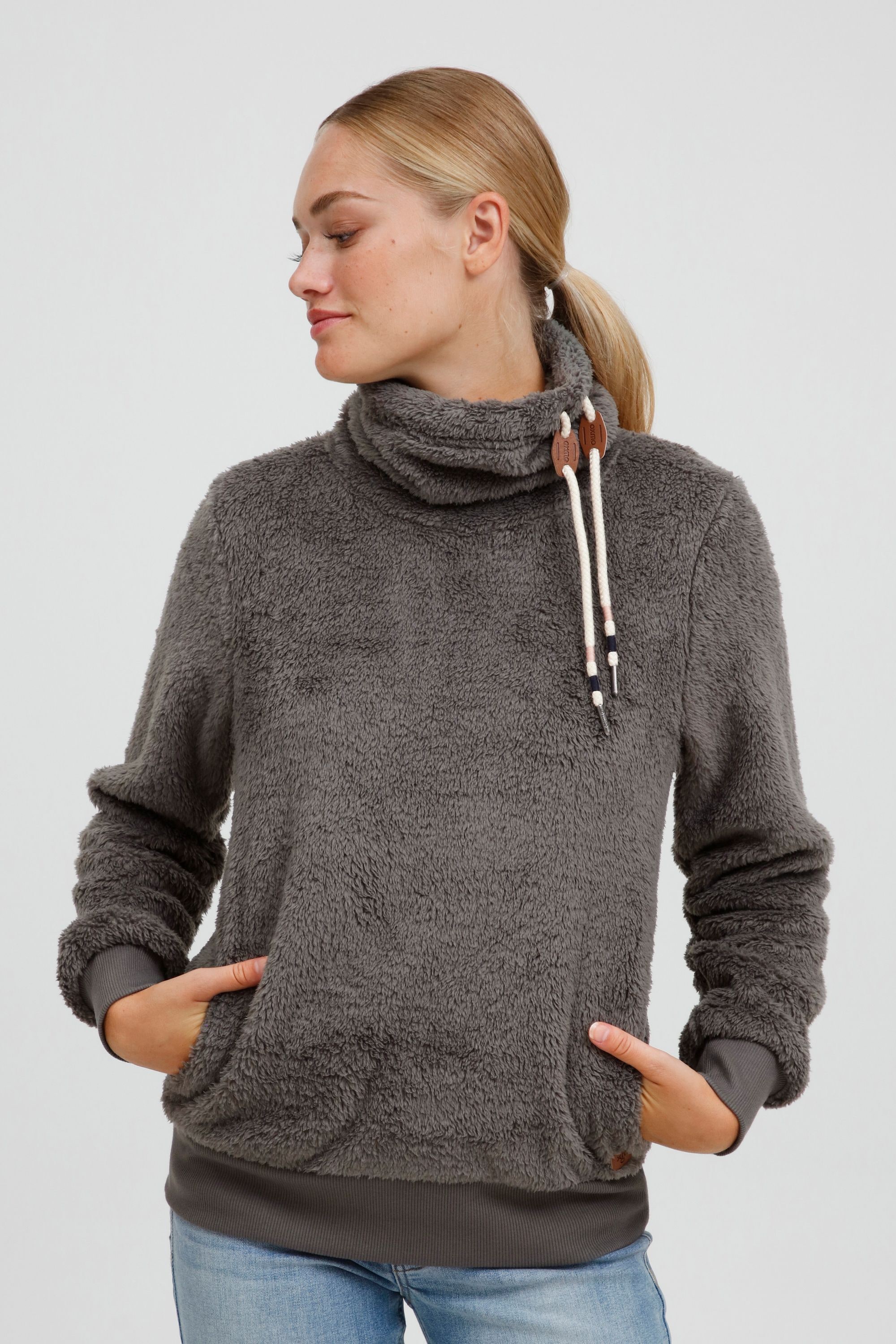 OXMO Trainingspullover »Fleecepullover OXAnnika«