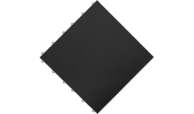 florco® Klickfliesen »floor,schwarz,40x40x1,8 cm«, (6 St.), 6 Stück/Pack (≈ 0,96 m²) kaufen