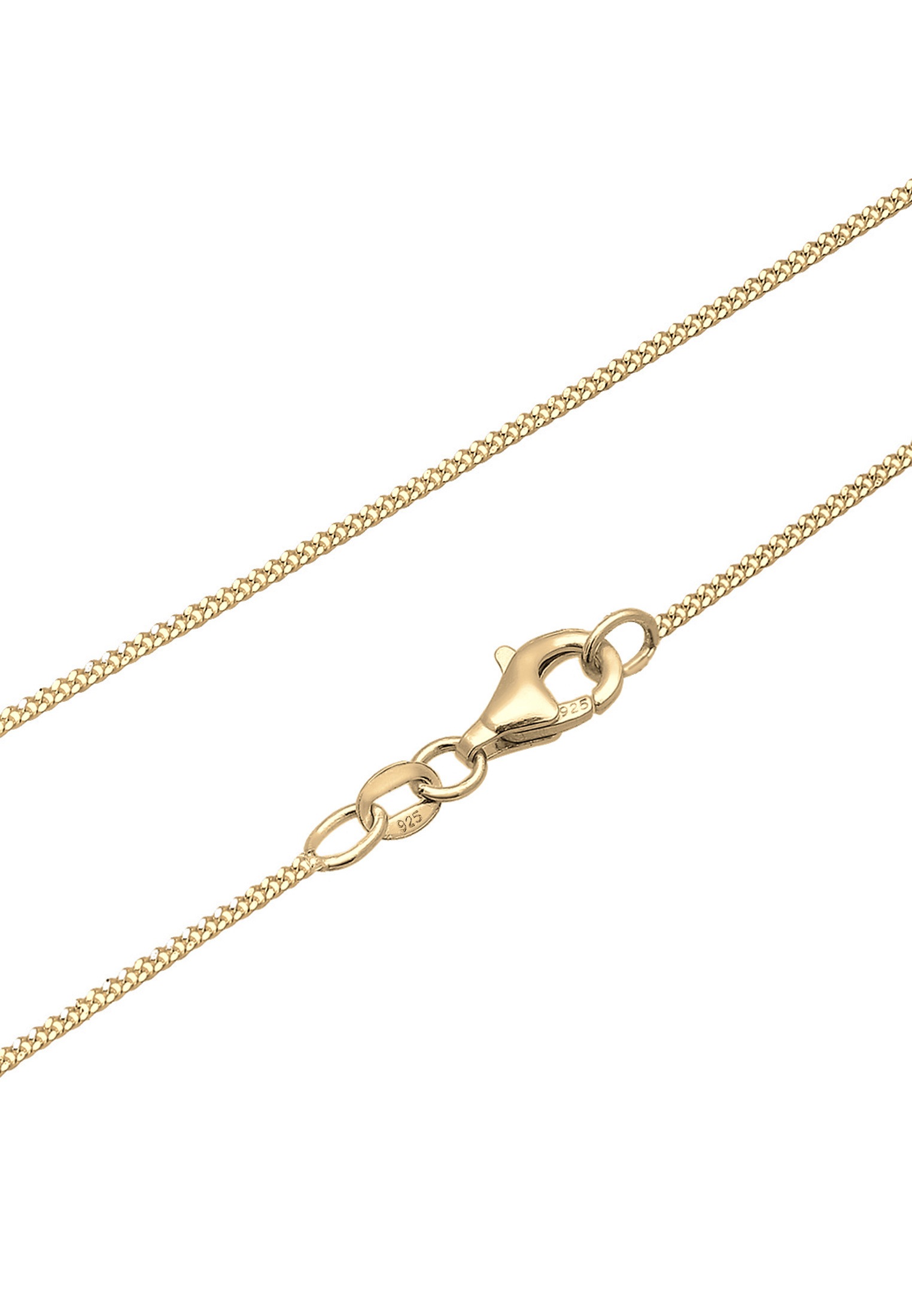 ELLI Herz Geschwungen Zirkonia 925 Silver Necklace Gold 3