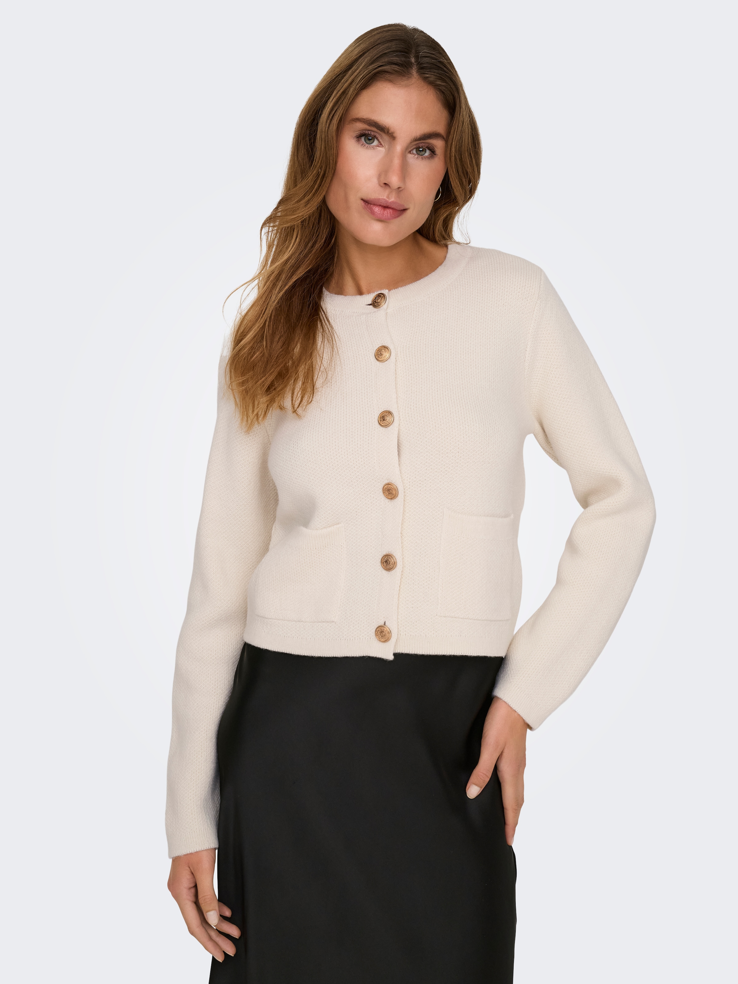 JDY Strickjacke "JDYKIM L/S ON BUTTON CARDIGAN KNT NOOS" günstig online kaufen