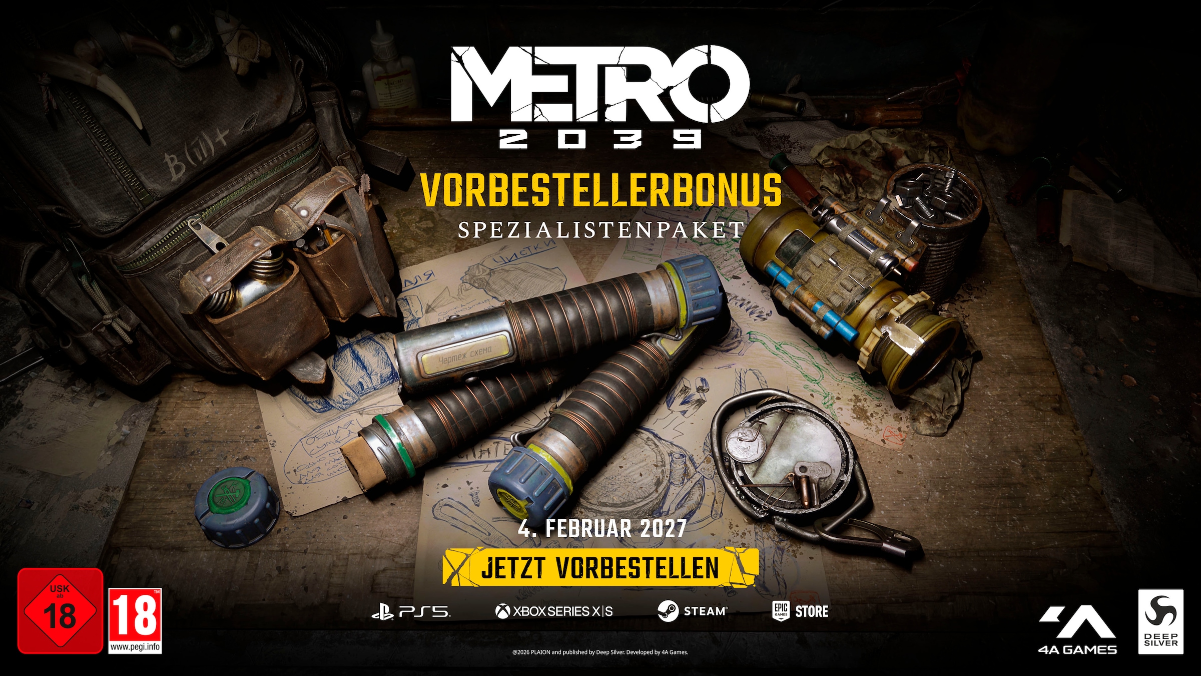 Deep Silver Spielesoftware »METRO 2039 D1« PlayStation 5