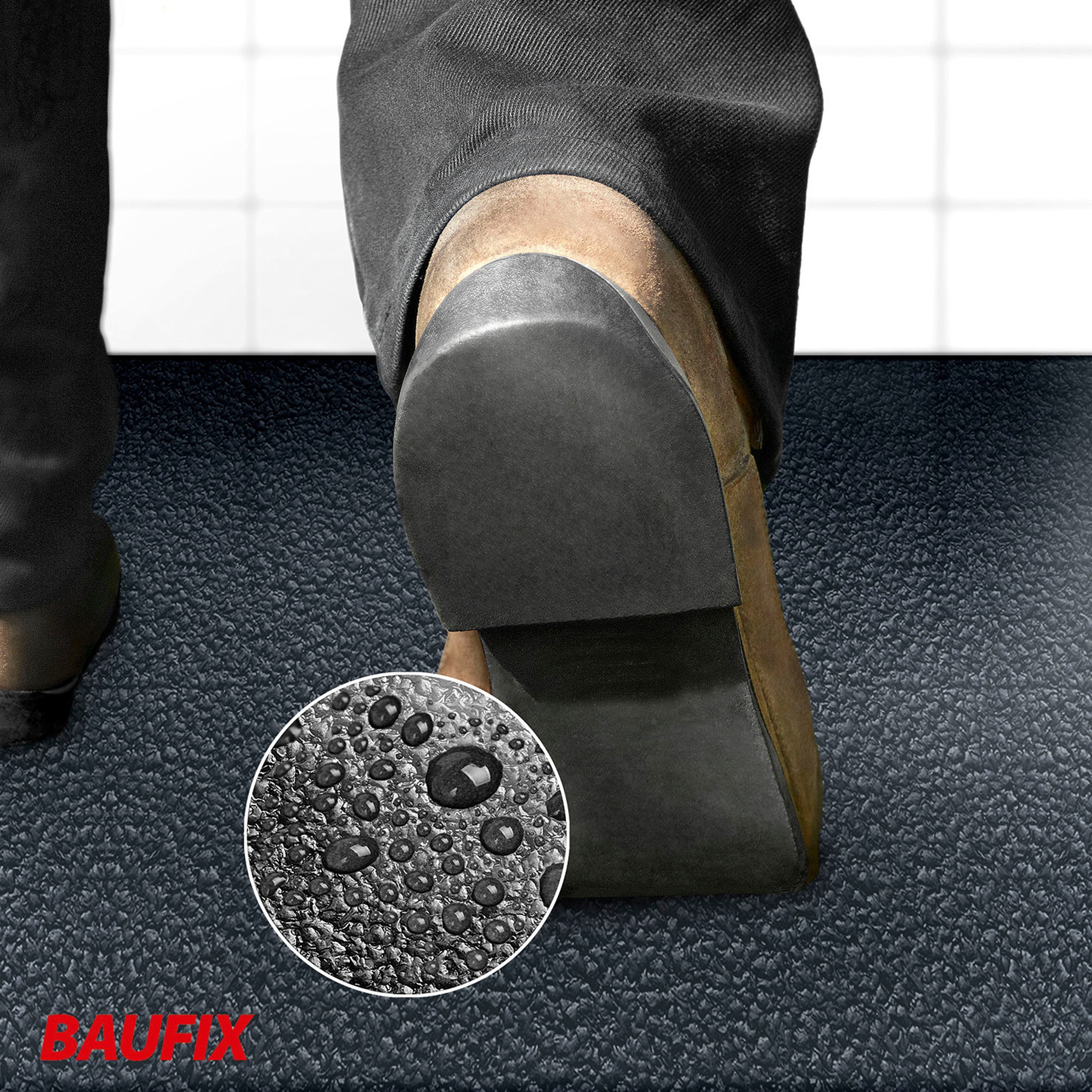 Baufix Acryl-Flüssigkunststoff »professional Anti-Rutsch matt | Bodenbeschichtung«, Rechnung 2,5L, auf lichtbeständig, wetterbeständig, rutschhemmend, BAUR