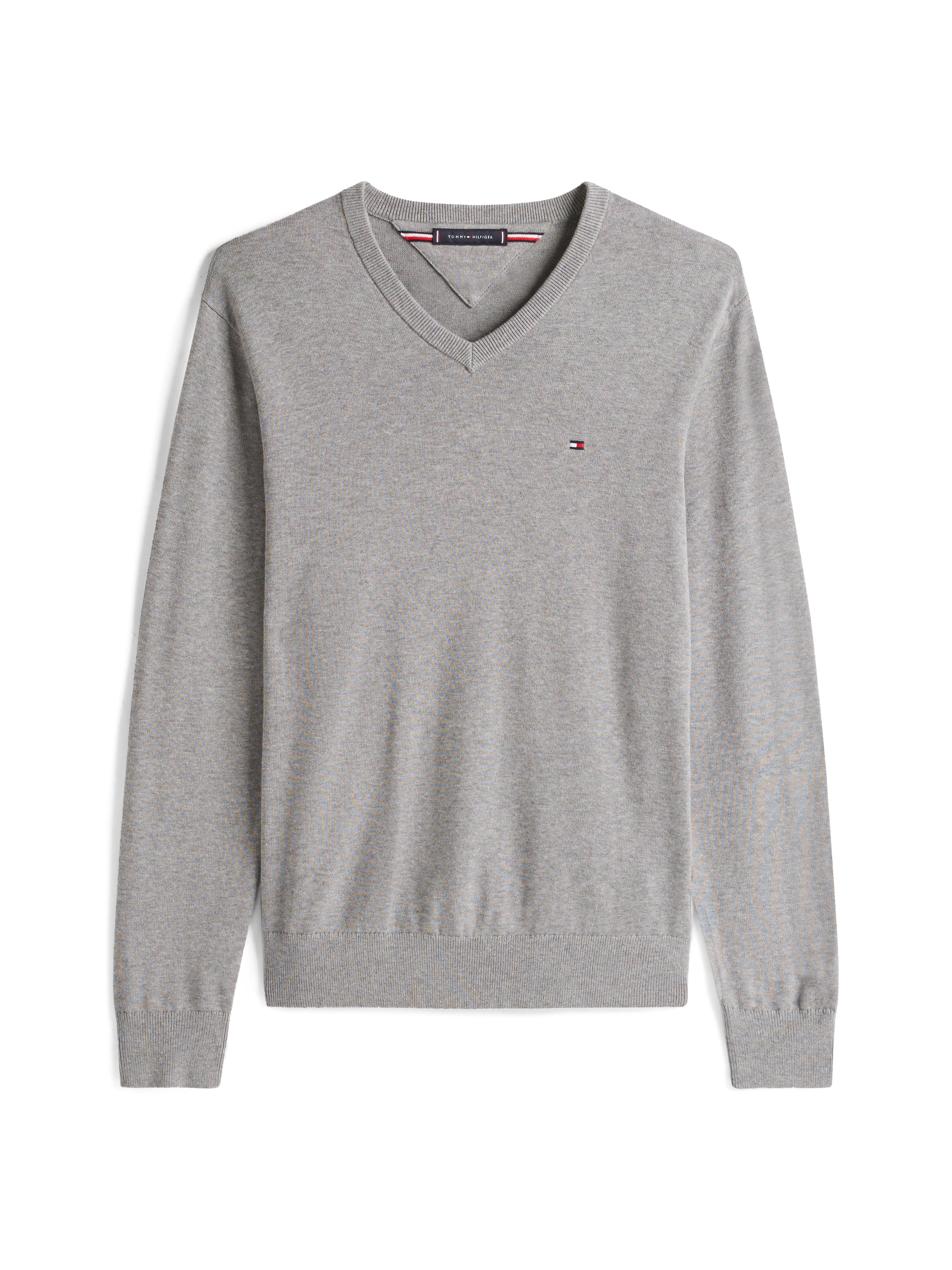 Tommy Hilfiger Strickpullover »ESSENTIAL COTTON V NECK«