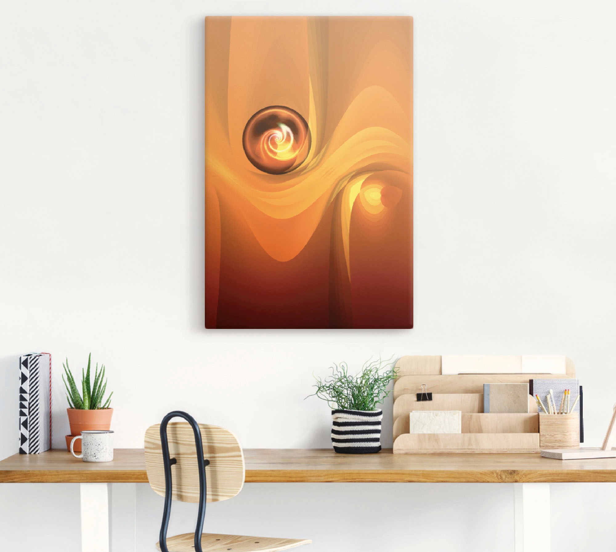 Artland Wandbild "Balance" klassische Fantasie 1 Stk. tlg. auf Holzrahmen g günstig online kaufen