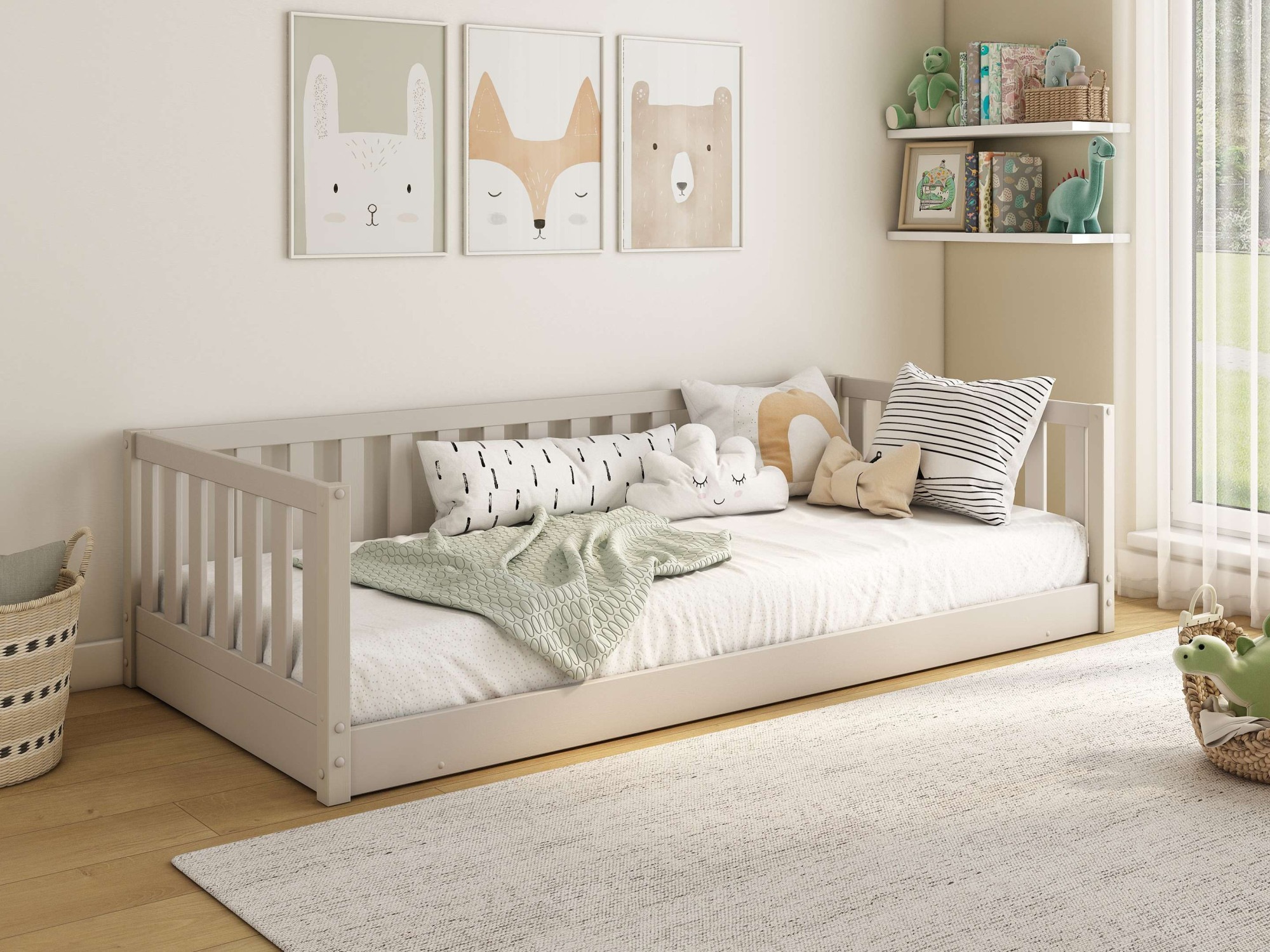 OTTO home Kinderbett »Avelin« aus massiver Kiefer, 90x200, FSC® zertifiziert