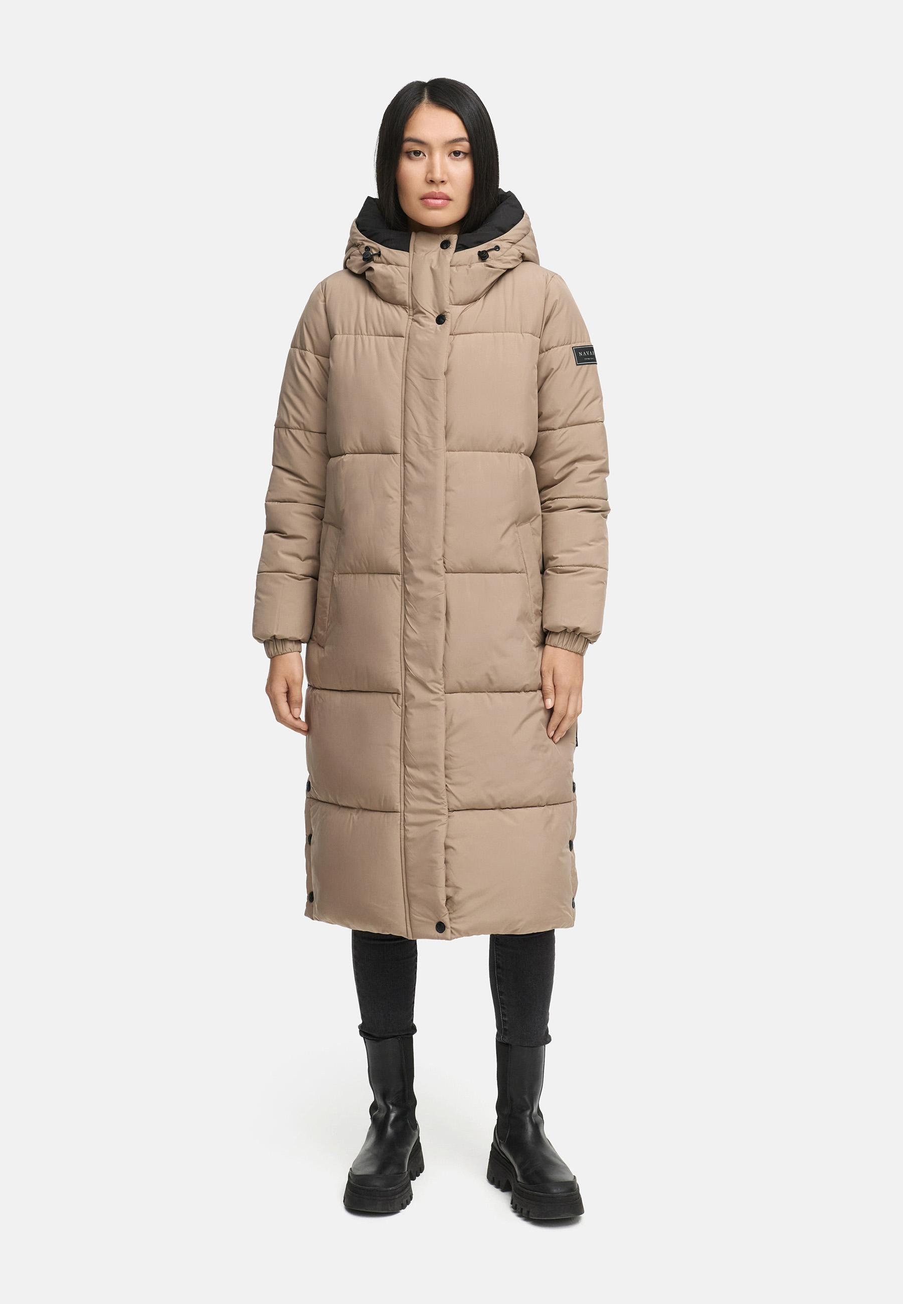 Navahoo Steppmantel »Taublüte XIV« Gesteppter Damen Mantel mit 2-Wege-Reißverschluss