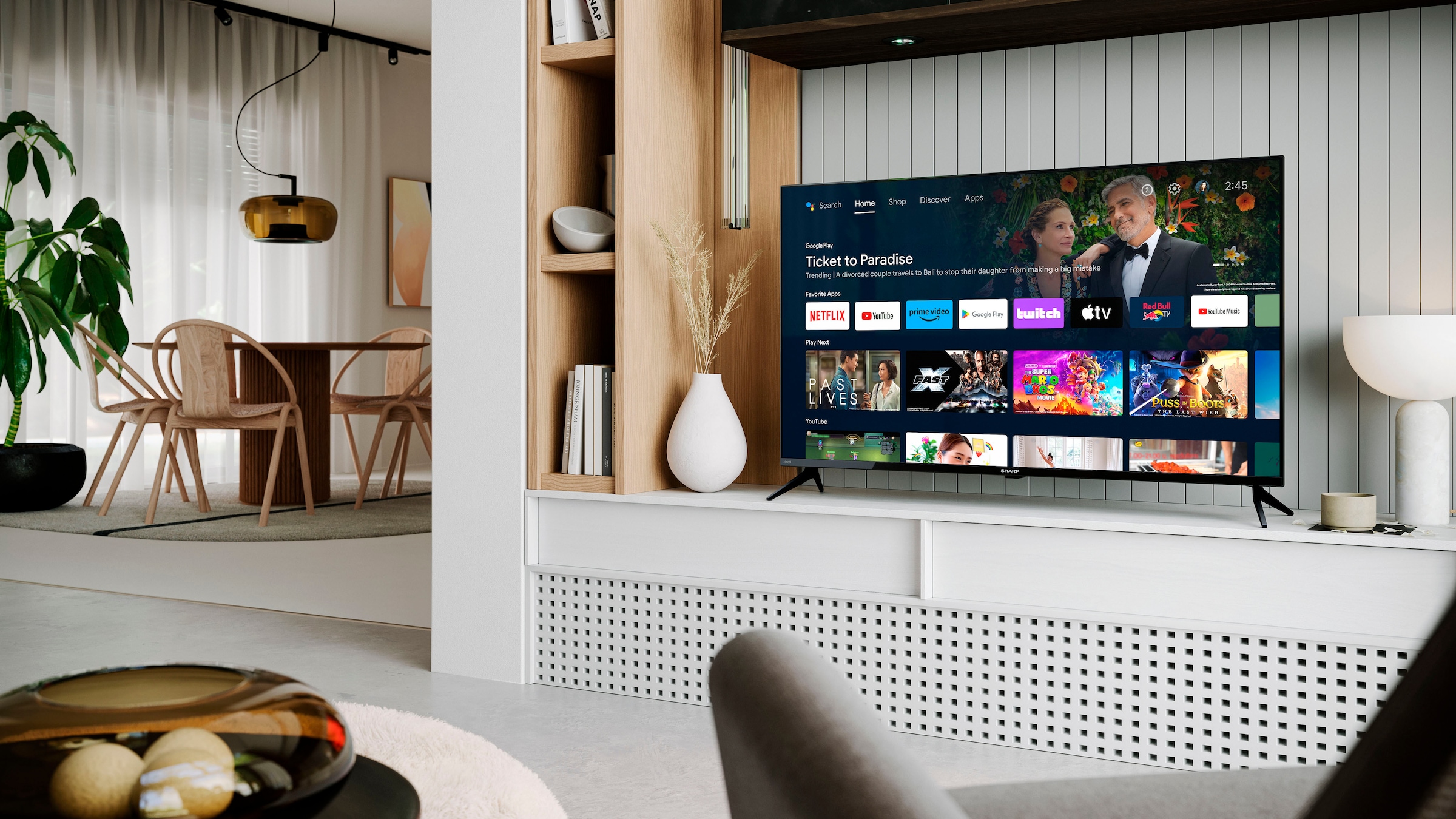 Sharp LED-Fernseher »2T-C43FHx«, Full HD, Android TV-Smart-TV