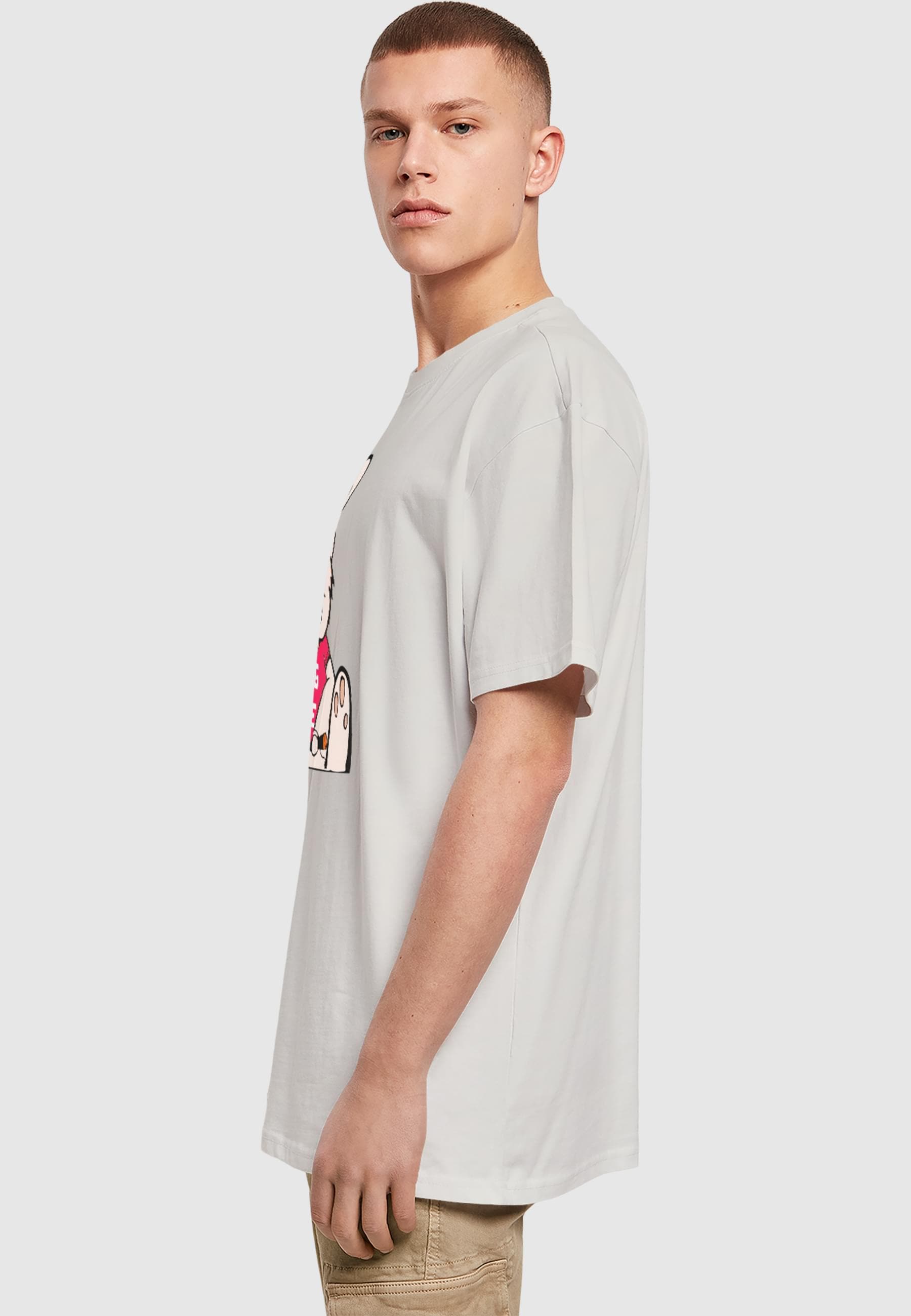 Merchcode T-Shirt »Merchcode Brandalised - Bunny Heavy Oversize Tee«, (1 tlg.)